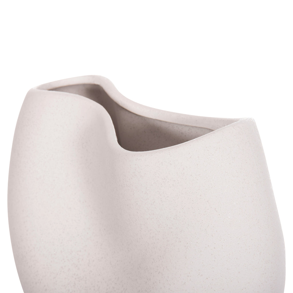 ΕΠΙΤΡΑΠΕΖΙΟ ΚΕΡΑΜΙΚΟ ΔΙΑΚΟΣΜΗΤΙΚΟ GLAZE HM4610.01 ΥΠΟΛΕΥΚΟ ΚΡΥΣΤΑΛΛΙΚΟ 26x14x25Υεκ
