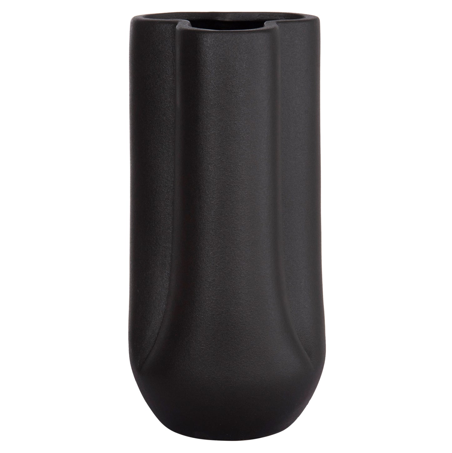 ΕΠΙΤΡΑΠΕΖΙΟ ΚΕΡΑΜΙΚΟ ΔΙΑΚΟΣΜΗΤΙΚΟ GLAZE HM4612.02 ΜΑΥΡΟ ΜΑΤ Φ14x29Υεκ