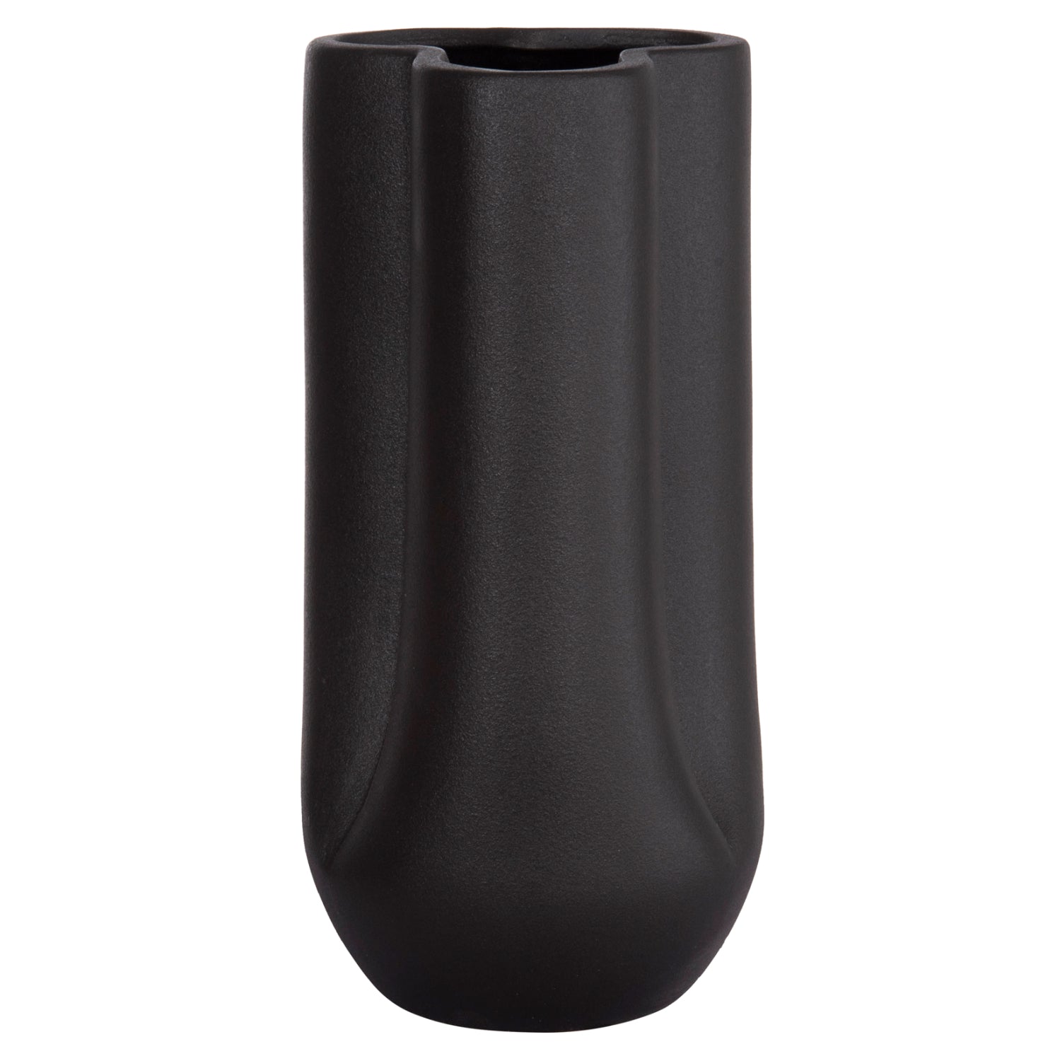 ΕΠΙΤΡΑΠΕΖΙΟ ΚΕΡΑΜΙΚΟ ΔΙΑΚΟΣΜΗΤΙΚΟ GLAZE HM4612.02 ΜΑΥΡΟ ΜΑΤ Φ14x29Υεκ