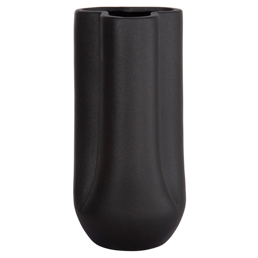 ΕΠΙΤΡΑΠΕΖΙΟ ΚΕΡΑΜΙΚΟ ΔΙΑΚΟΣΜΗΤΙΚΟ GLAZE HM4612.02 ΜΑΥΡΟ ΜΑΤ Φ14x29Υεκ