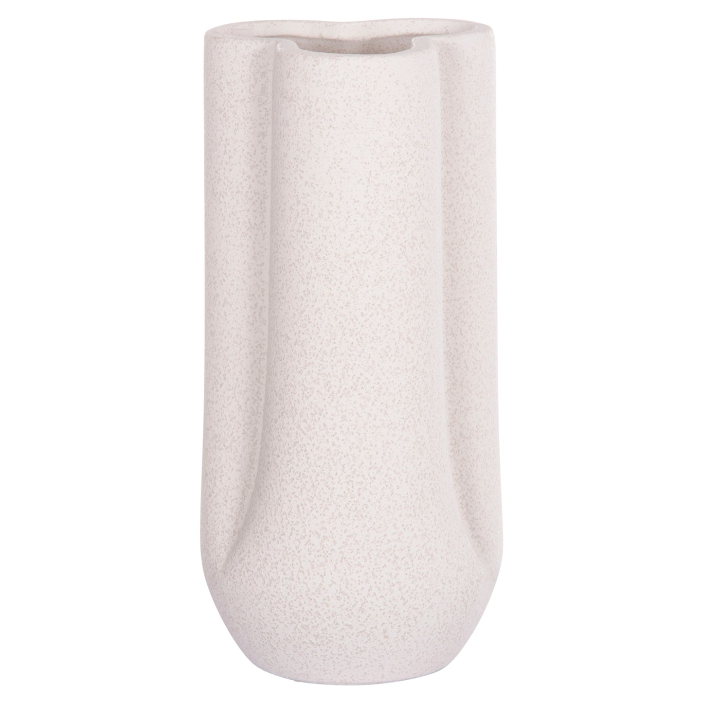 ΕΠΙΤΡΑΠΕΖΙΟ ΚΕΡΑΜΙΚΟ ΔΙΑΚΟΣΜΗΤΙΚΟ GLAZE HM4612.01 ΚΡΥΣΤΑΛΛΙΚΟ ΥΠΟΛΕΥΚΟ Φ14x29Υεκ