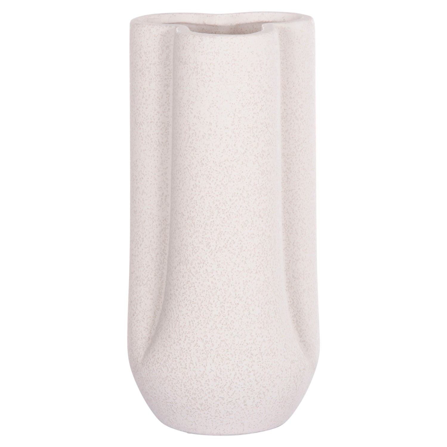ΕΠΙΤΡΑΠΕΖΙΟ ΚΕΡΑΜΙΚΟ ΔΙΑΚΟΣΜΗΤΙΚΟ GLAZE HM4612.01 ΚΡΥΣΤΑΛΛΙΚΟ ΥΠΟΛΕΥΚΟ Φ14x29Υεκ