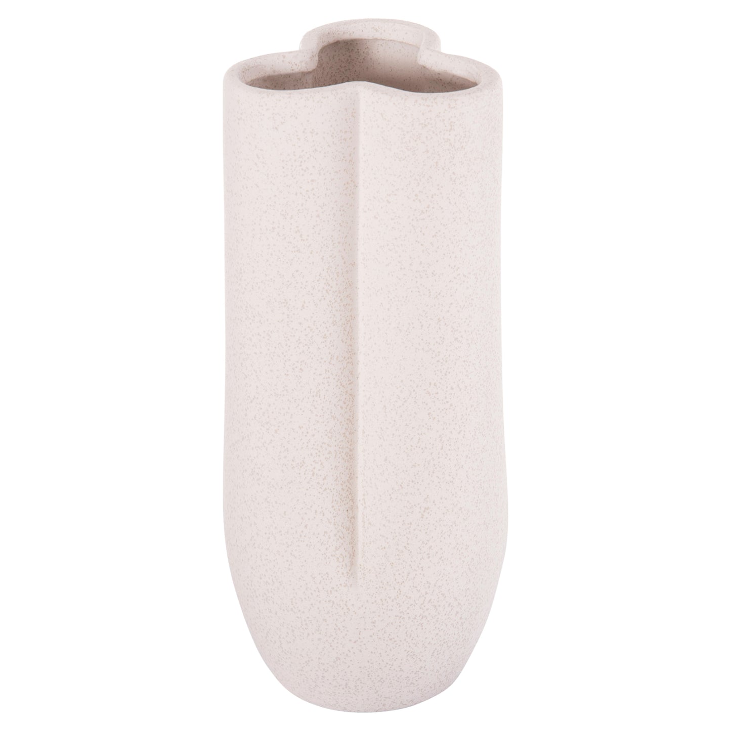 ΕΠΙΤΡΑΠΕΖΙΟ ΚΕΡΑΜΙΚΟ ΔΙΑΚΟΣΜΗΤΙΚΟ GLAZE HM4611.01 ΚΡΥΣΤΑΛΛΙΚΟ ΥΠΟΛΕΥΚΟ Φ14x34Υεκ