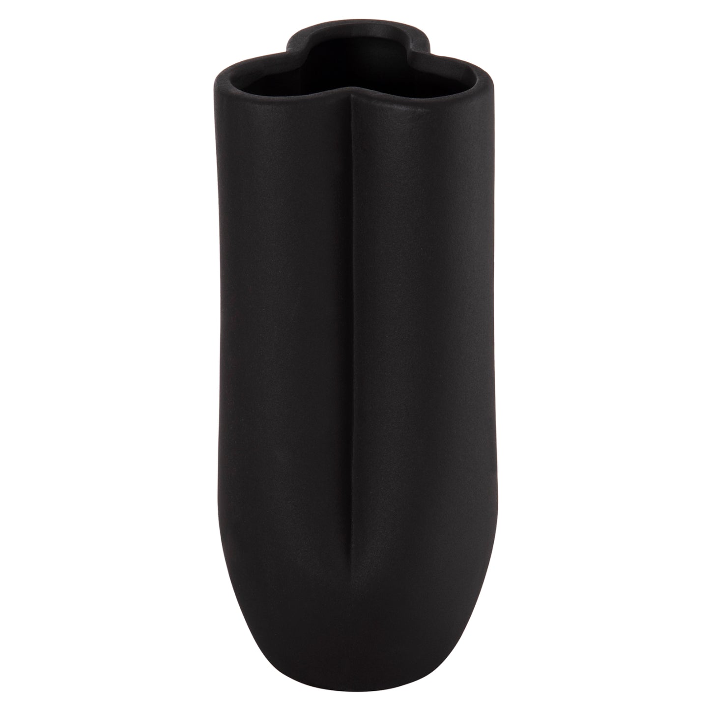 ΕΠΙΤΡΑΠΕΖΙΟ ΚΕΡΑΜΙΚΟ ΔΙΑΚΟΣΜΗΤΙΚΟ GLAZE HM4611.02 ΜΑΥΡΟ ΜΑΤ Φ14x34Υ εκ.