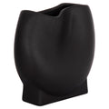ΕΠΙΤΡΑΠΕΖΙΟ ΚΕΡΑΜΙΚΟ ΔΙΑΚΟΣΜΗΤΙΚΟ GLAZE HM4610.02 ΜΑΥΡΟ ΜΑΤ 26x14x25Υεκ