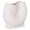 ΕΠΙΤΡΑΠΕΖΙΟ ΚΕΡΑΜΙΚΟ ΔΙΑΚΟΣΜΗΤΙΚΟ GLAZE HM4610.01 ΥΠΟΛΕΥΚΟ ΚΡΥΣΤΑΛΛΙΚΟ 26x14x25Υεκ