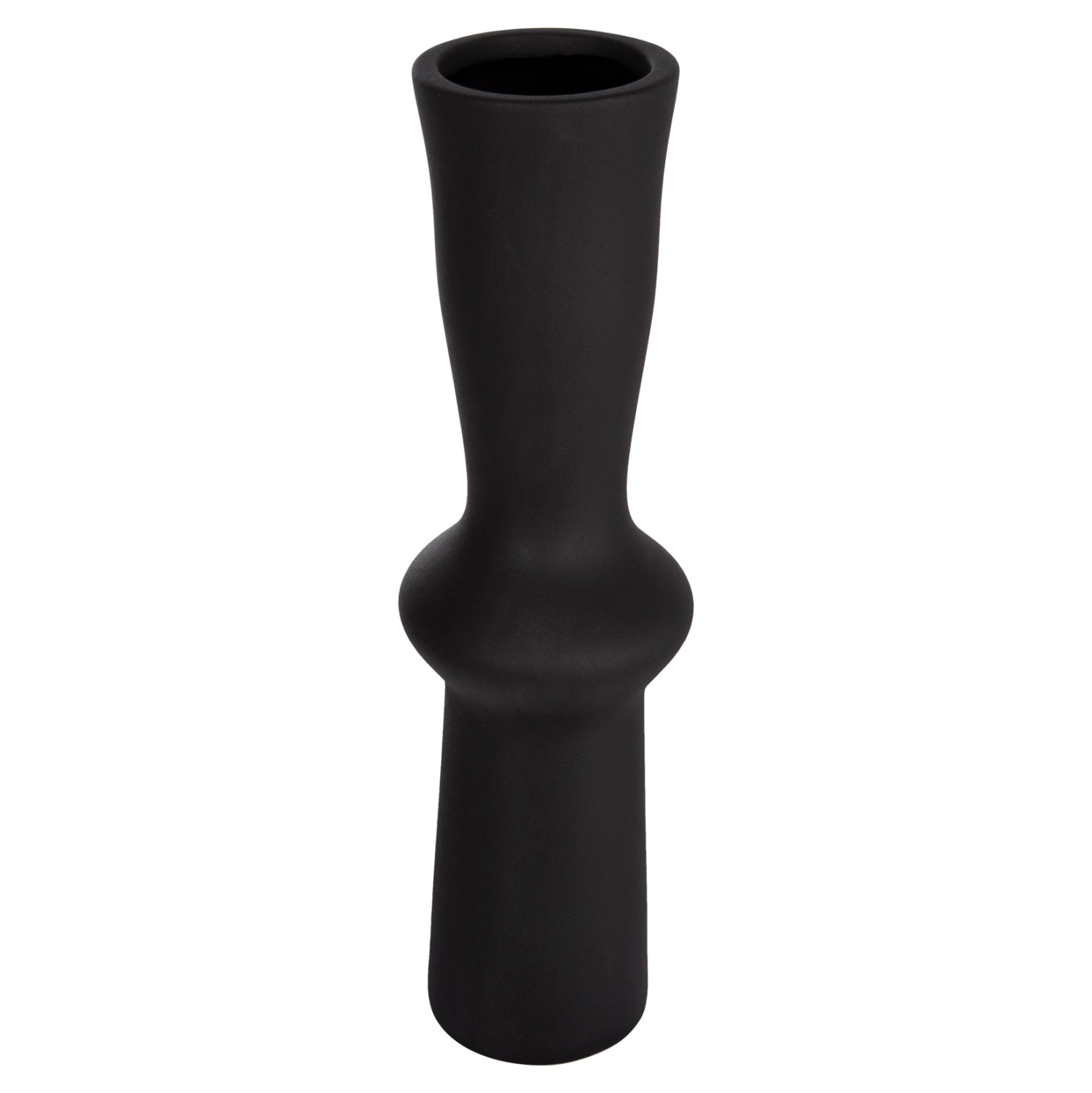 ΕΠΙΤΡΑΠΕΖΙΟ ΚΕΡΑΜΙΚΟ ΔΙΑΚΟΣΜΗΤΙΚΟ SCEPTER HM4637.02 ΜΑΥΡΟ ΜΑΤ Φ14x50Υεκ