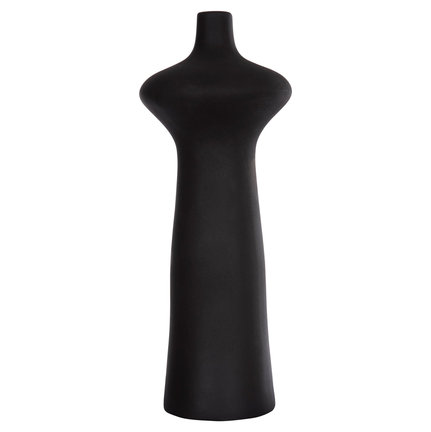 ΕΠΙΤΡΑΠΕΖΙΟ ΚΕΡΑΜΙΚΟ ΔΙΑΚΟΣΜΗΤΙΚΟ SCEPTER HM4636.02 ΜΑΥΡΟ ΜΑΤ Φ18x49Υεκ