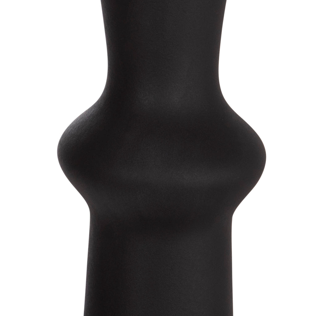 ΕΠΙΤΡΑΠΕΖΙΟ ΚΕΡΑΜΙΚΟ ΔΙΑΚΟΣΜΗΤΙΚΟ SCEPTER HM4637.02 ΜΑΥΡΟ ΜΑΤ Φ14x50Υεκ