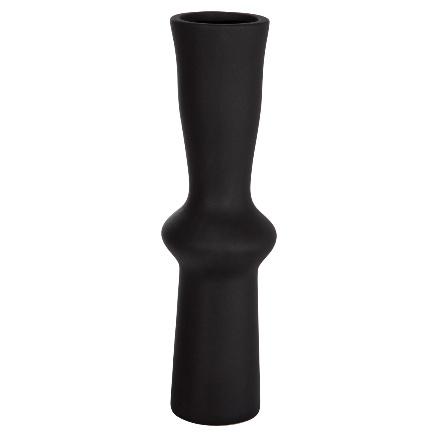 ΕΠΙΤΡΑΠΕΖΙΟ ΚΕΡΑΜΙΚΟ ΔΙΑΚΟΣΜΗΤΙΚΟ SCEPTER HM4637.02 ΜΑΥΡΟ ΜΑΤ Φ14x50Υεκ