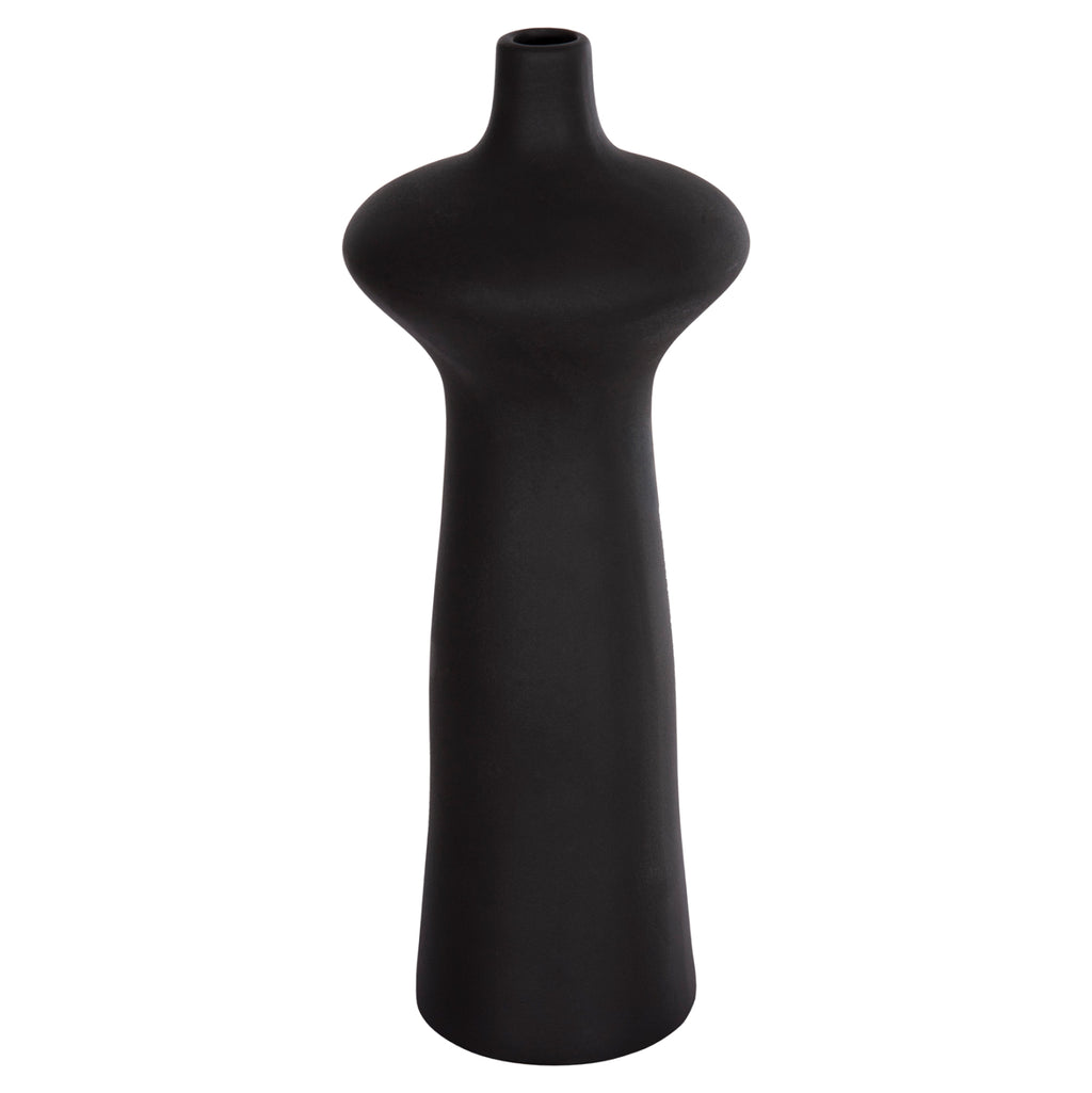 ΕΠΙΤΡΑΠΕΖΙΟ ΚΕΡΑΜΙΚΟ ΔΙΑΚΟΣΜΗΤΙΚΟ SCEPTER HM4636.02 ΜΑΥΡΟ ΜΑΤ Φ18x49Υεκ