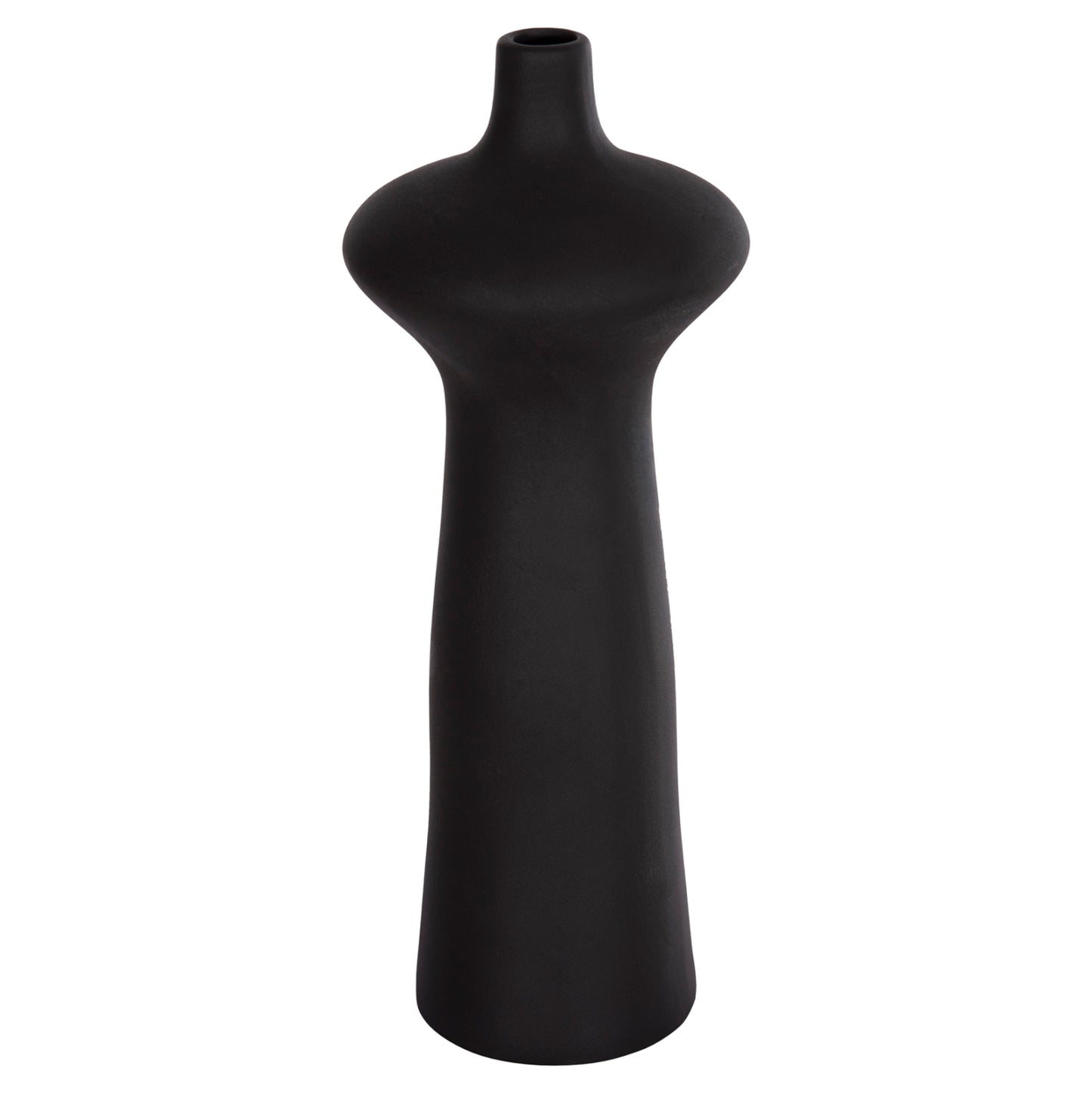 ΕΠΙΤΡΑΠΕΖΙΟ ΚΕΡΑΜΙΚΟ ΔΙΑΚΟΣΜΗΤΙΚΟ SCEPTER HM4636.02 ΜΑΥΡΟ ΜΑΤ Φ18x49Υεκ