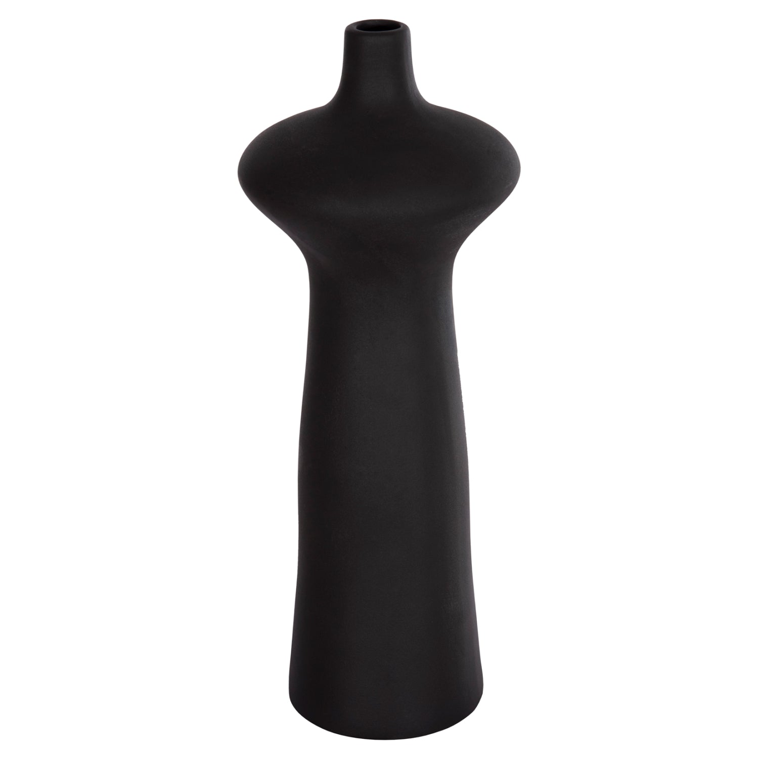ΕΠΙΤΡΑΠΕΖΙΟ ΚΕΡΑΜΙΚΟ ΔΙΑΚΟΣΜΗΤΙΚΟ SCEPTER HM4636.02 ΜΑΥΡΟ ΜΑΤ Φ18x49Υεκ