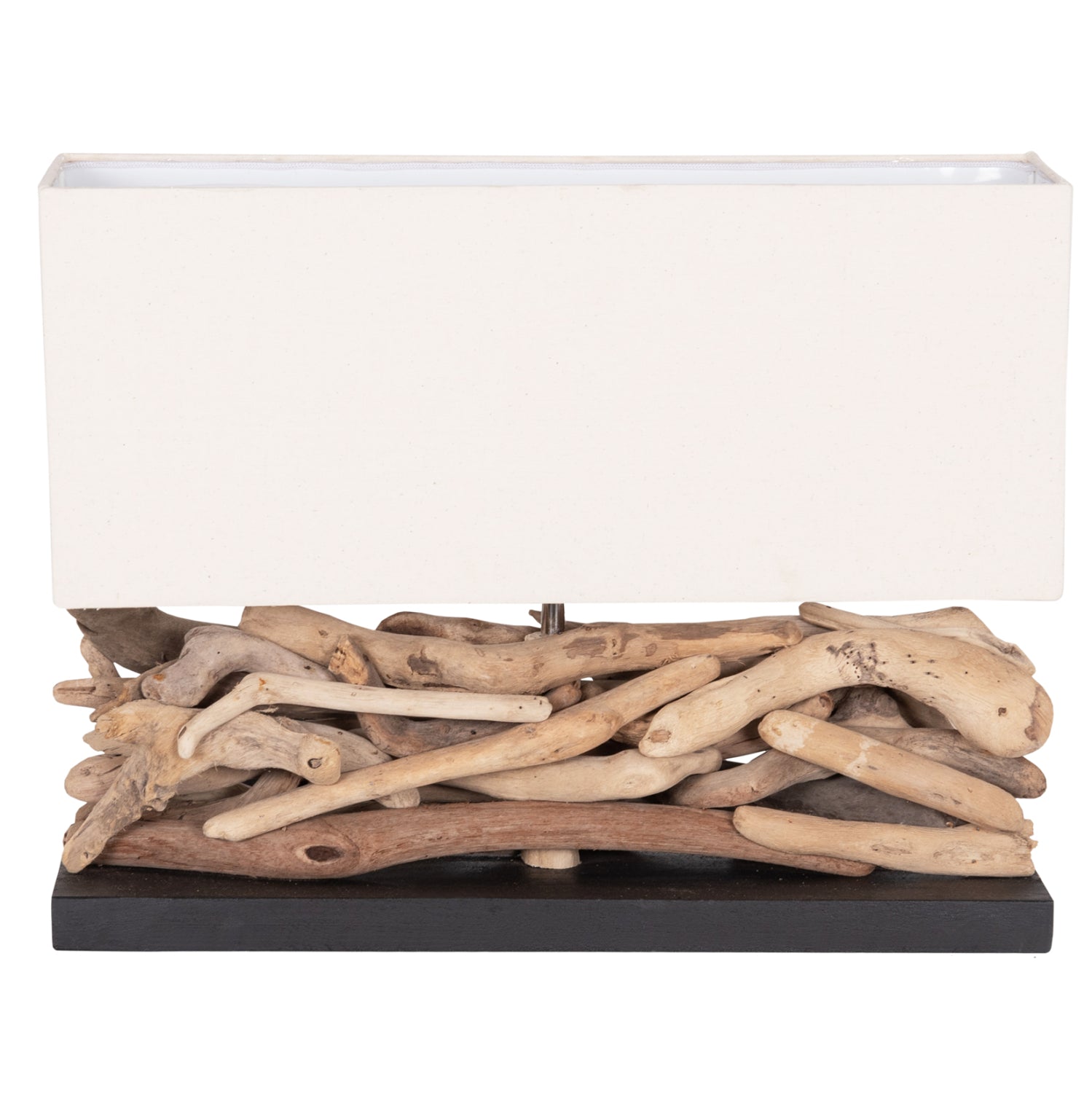 ΕΠΙΤΡΑΠΕΖΙΟ ΟΡΘΟΓΩΝΙΟ ΦΩΤΙΣΤΙΚΟ TWIGGY HM4432 DRIFTWOOD & ΛΕΥΚΟ ΚΑΠΕΛΟ 50x16,5x38Υεκ.