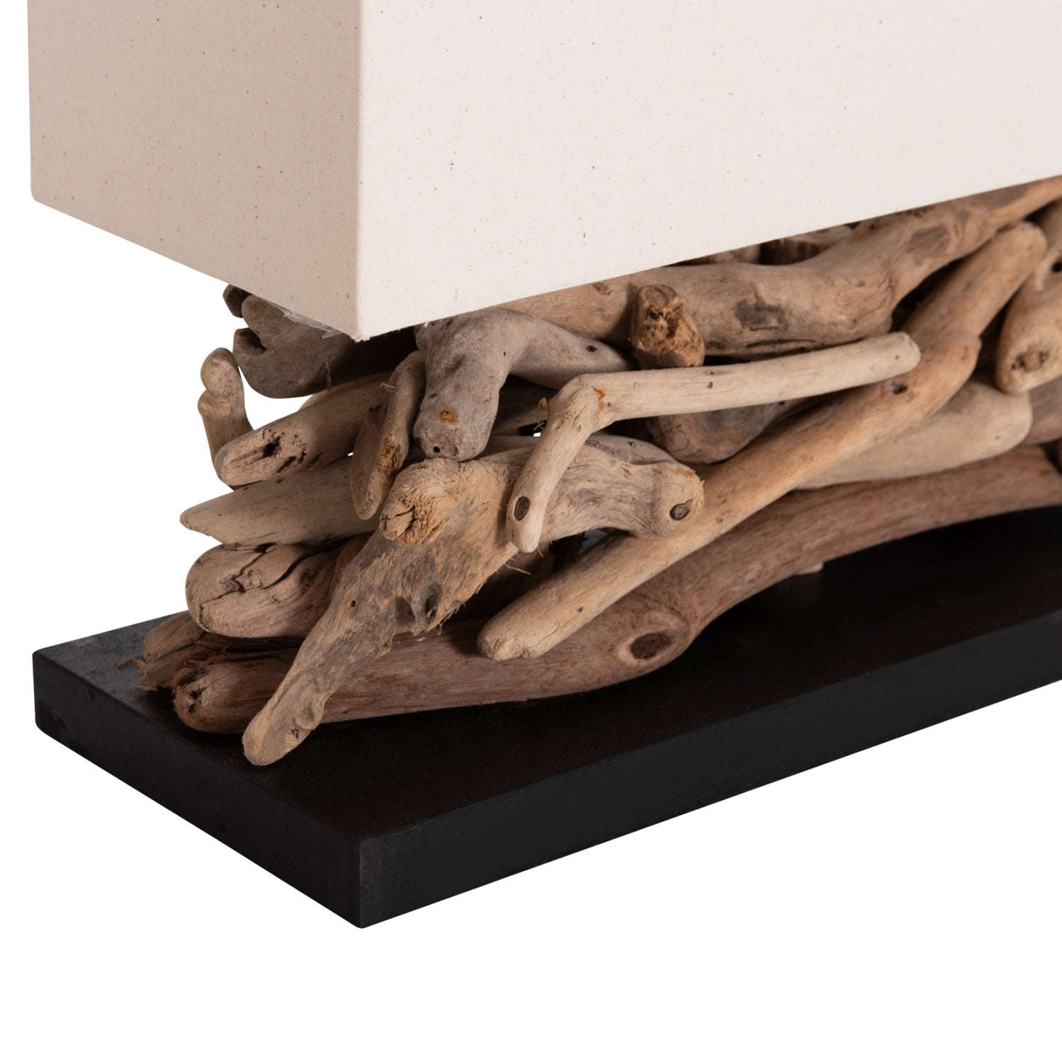 ΕΠΙΤΡΑΠΕΖΙΟ ΟΡΘΟΓΩΝΙΟ ΦΩΤΙΣΤΙΚΟ TWIGGY HM4432 DRIFTWOOD & ΛΕΥΚΟ ΚΑΠΕΛΟ 50x16,5x38Υεκ.