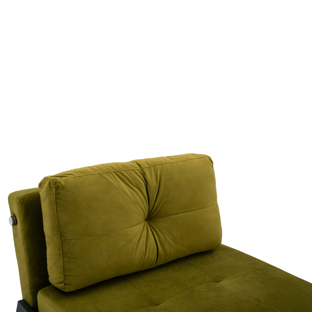 HM3078.13 ΠΟΛΥΘΡΟΝΑ ΚΡΕΒΑΤΙ, ΒΕΛΟΥΔΟ ΛΑΔΙ  95x92x66Υ εκ.