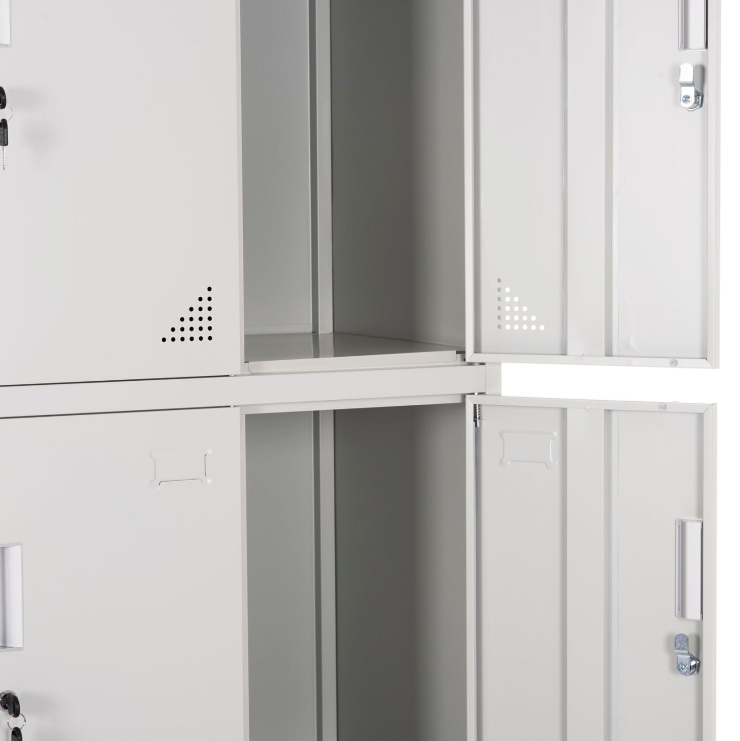 ΦΟΡΙΑΜΟΣ ΜΕΤΑΛΛΙΚΟΣ MALMOE HM5636.11 9 ΝΤΟΥΛΑΠΑΚΙΑ ΜΕ ΚΛΕΙΔΑΡΙΕΣ-ΓΚΡΙ 90x45x185Υεκ.