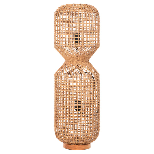 ΦΩΤΙΣΤΙΚΟ ΔΑΠΕΔΟΥ HM4359 ΜΕΤΑΛΛΟ-PAPER ROPE ΣΕ ΚΑΦΕ-2 ΛΑΜΠΕΣ Φ25x78,5Υεκ.