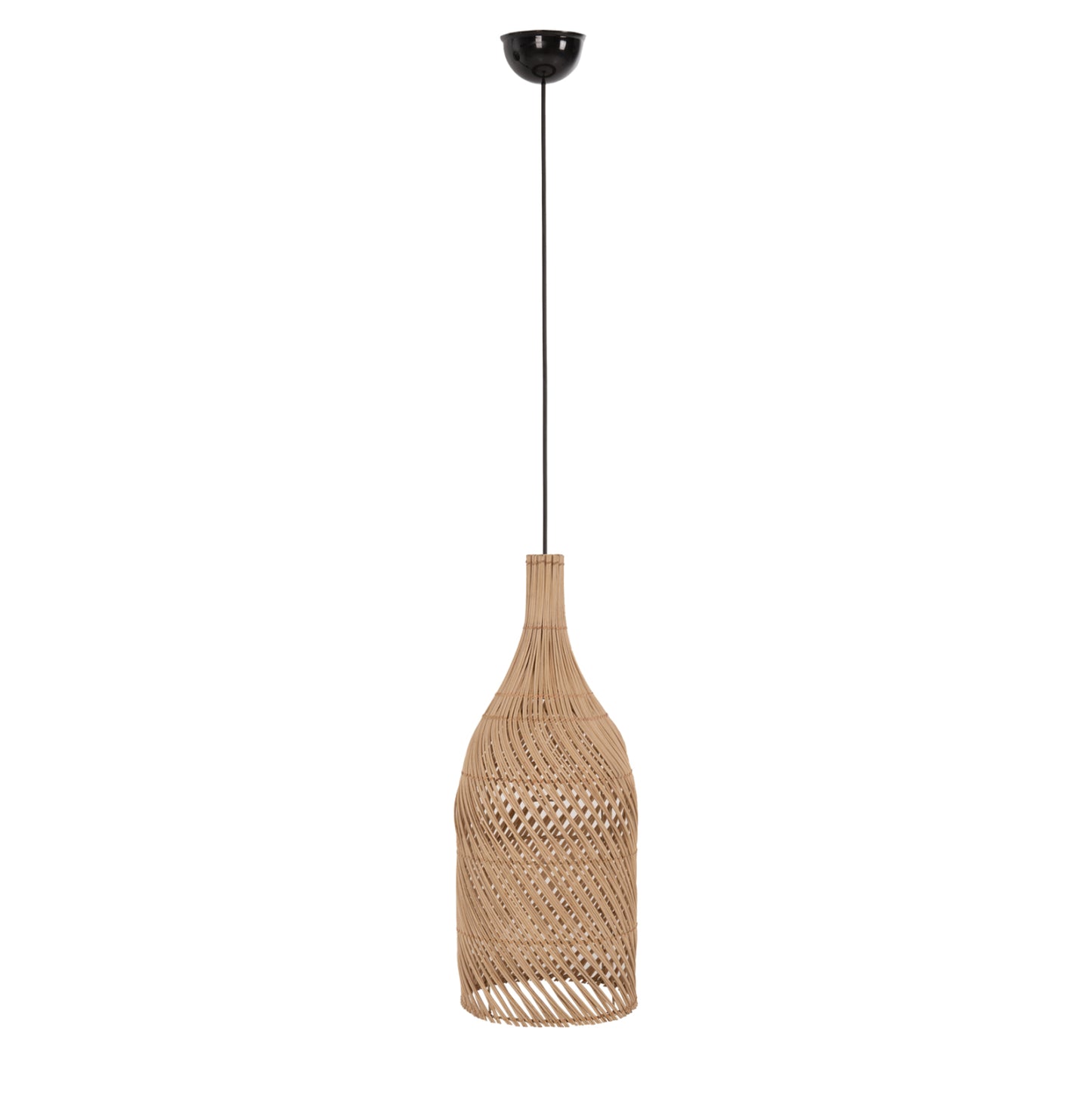 ΦΩΤΙΣΤΙΚΟ ΟΡΟΦΗΣ CARBOY HM7884 ΚΡΕΜΑΣΤΟ ΑΠΟ RATTAN ΣΕ ΦΥΣΙΚΟ ΧΡΩΜΑ Φ28x163,5Yεκ.