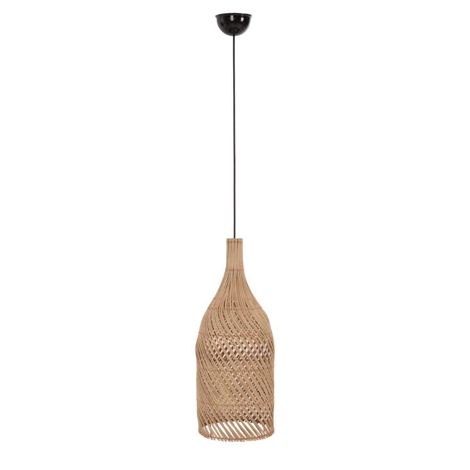 ΦΩΤΙΣΤΙΚΟ ΟΡΟΦΗΣ CARBOY HM7884 ΚΡΕΜΑΣΤΟ ΑΠΟ RATTAN ΣΕ ΦΥΣΙΚΟ ΧΡΩΜΑ Φ28x163,5Yεκ.