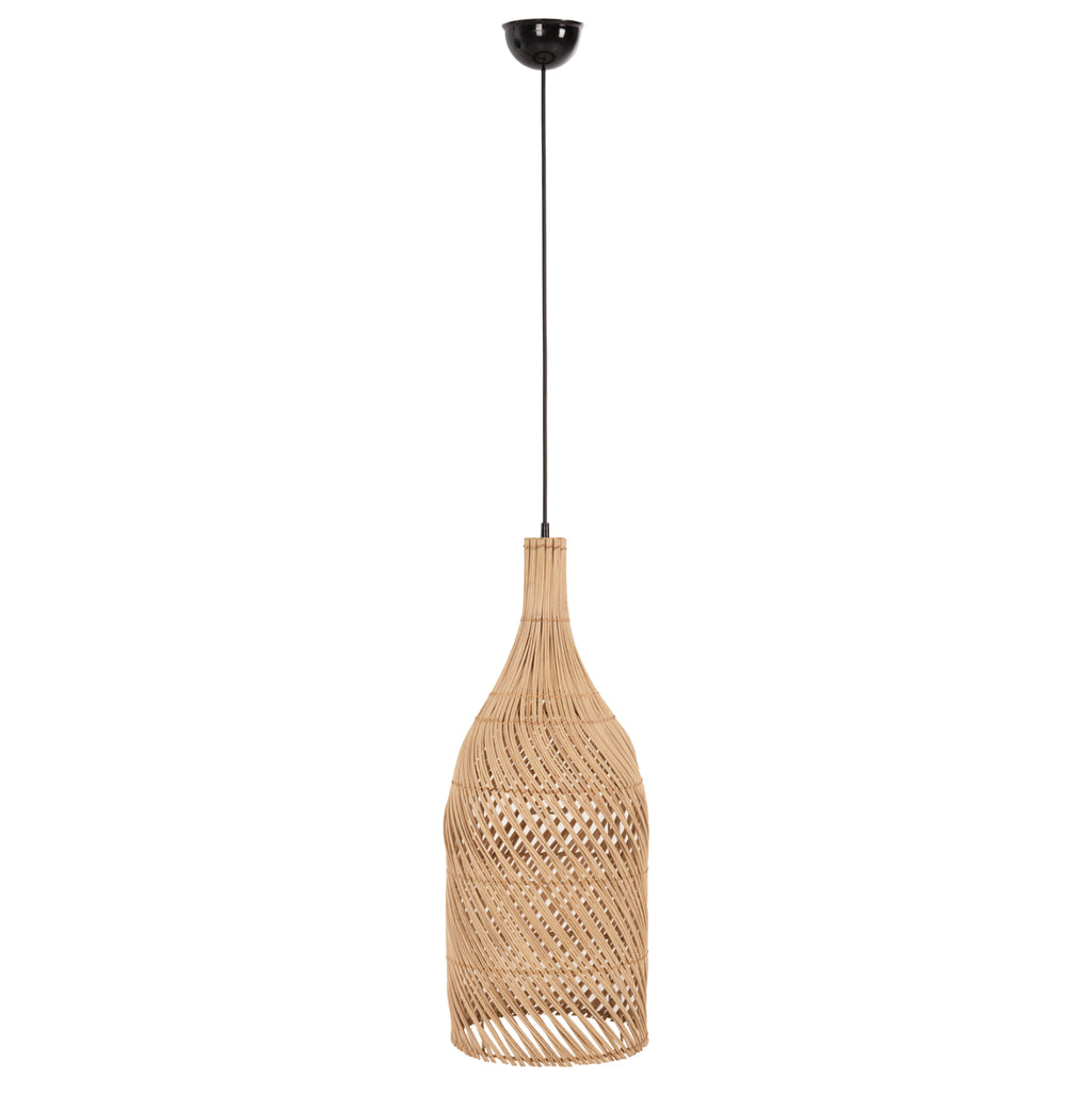 ΦΩΤΙΣΤΙΚΟ ΟΡΟΦΗΣ HM7885 ΚΡΕΜΑΣΤΟ ΑΠΟ RATTAN ΣΕ ΦΥΣΙΚΟ ΧΡΩΜΑ Φ23x148Yεκ.