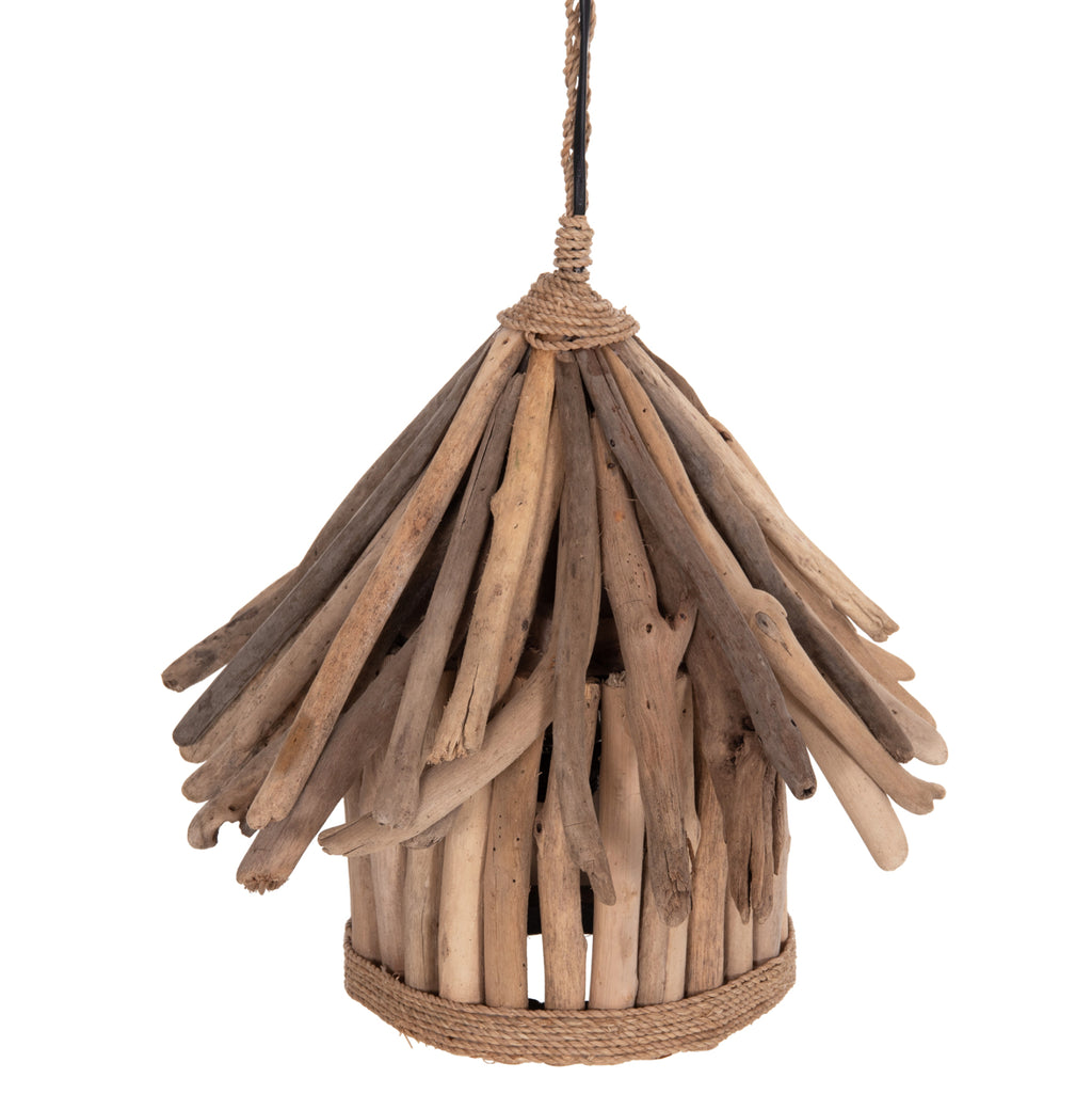 ΦΩΤΙΣΤΙΚΟ ΟΡΟΦΗΣ ΚΡΕΜΑΣΤΟ TREIT HM4874 DRIFTWOOD ΣΕ ΦΥΣΙΚΟ Φ40x73Υεκ [1xΕ27]