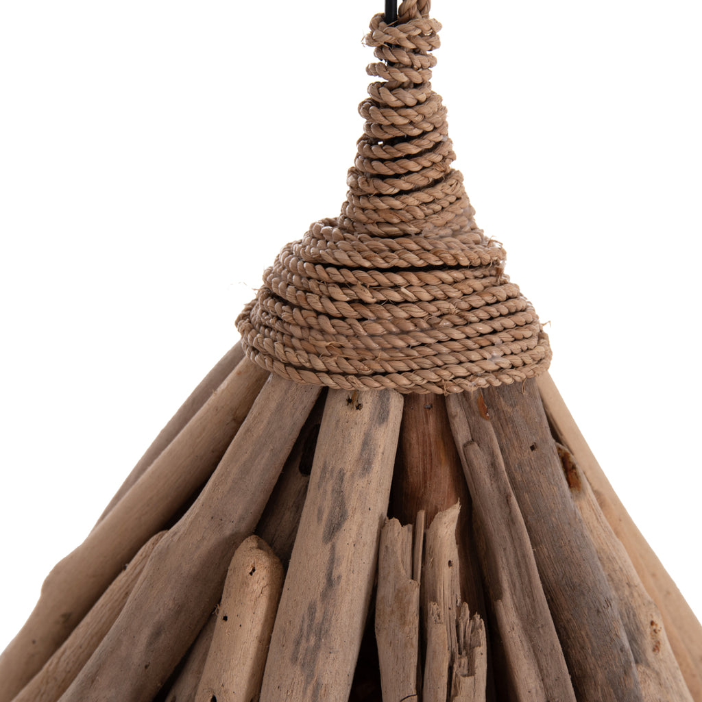 ΦΩΤΙΣΤΙΚΟ ΟΡΟΦΗΣ ΚΡΕΜΑΣΤΟ TREIT HM4875 DRIFTWOOD ΣΕ ΦΥΣΙΚΟ 48x54x52-73Υεκ [1xΕ27]