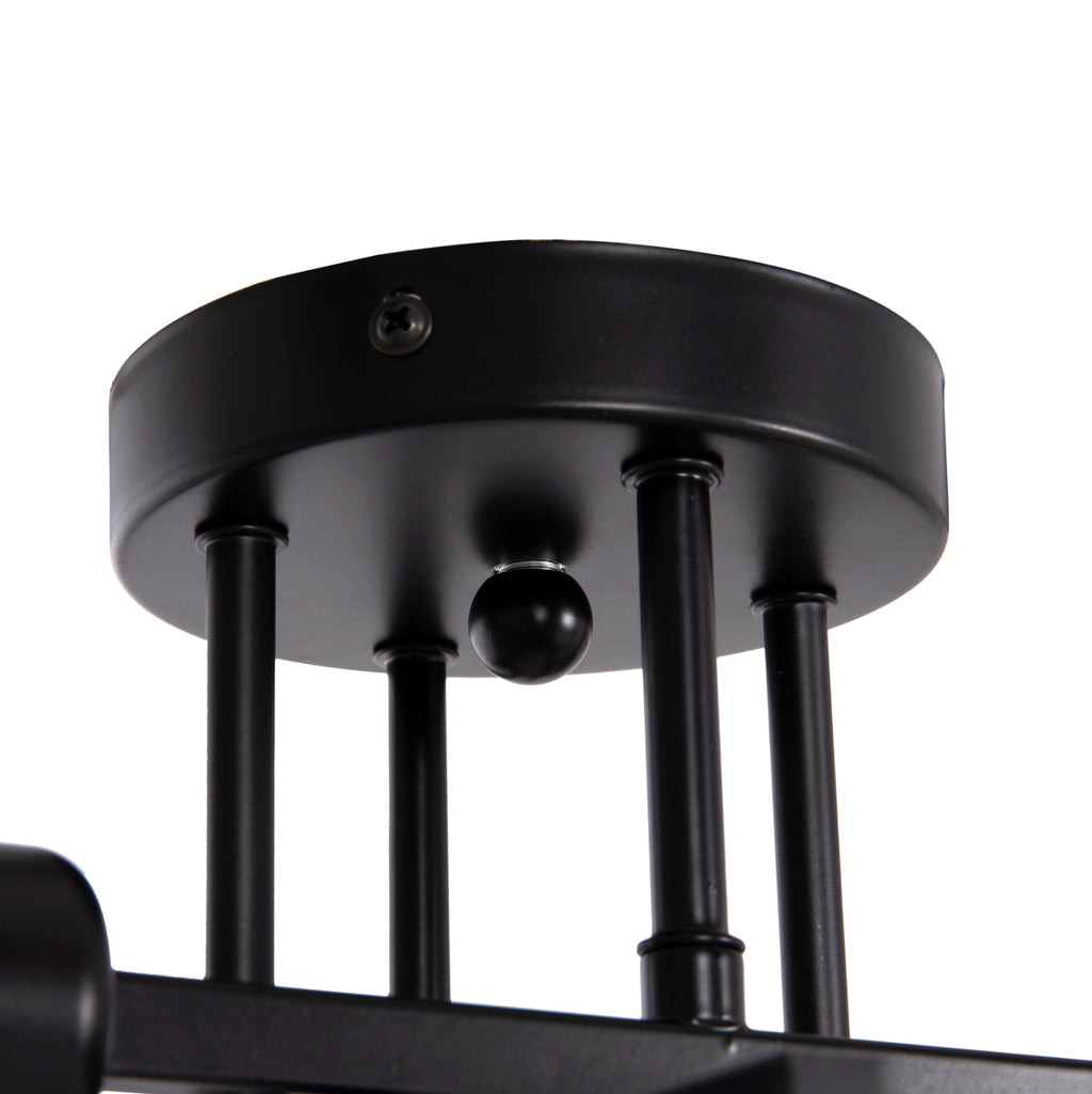 ΦΩΤΙΣΤΙΚΟ ΟΡΟΦΗΣ ΠΟΛΥΦΩΤΟ LIGHTY HM7428.11 ΜΕΤΑΛΛΟ ΣΕ ΜΑΥΡΟ 28x28x15Υεκ.