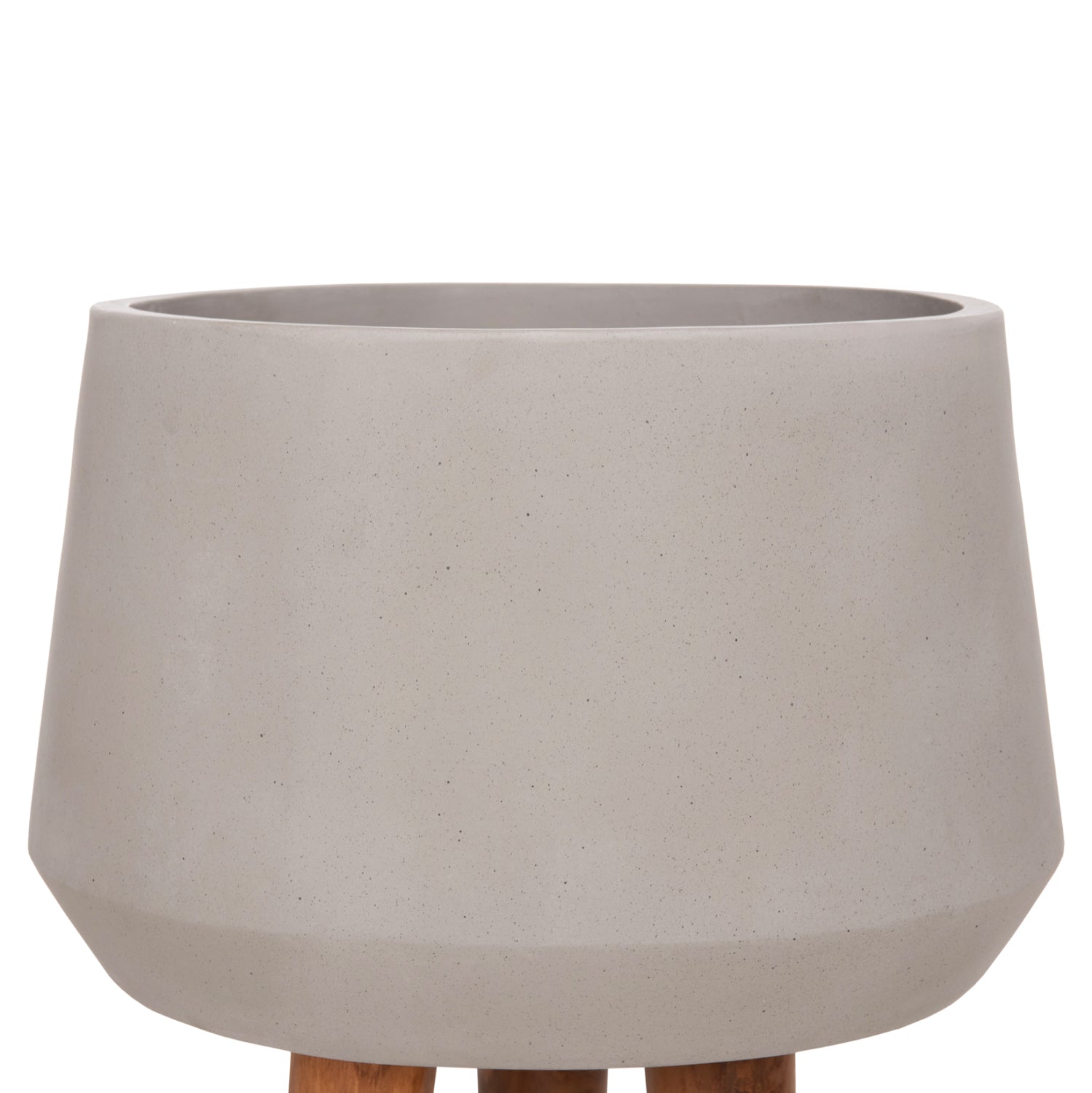 ΓΛΑΣΤΡΑ ΕΣΩΤ.ΧΩΡΟΥ QUAN HM4680.03L FIBER CEMENT ΓΚΡΙ--ΒΑΣΗ TEAK Φ38x62Υεκ