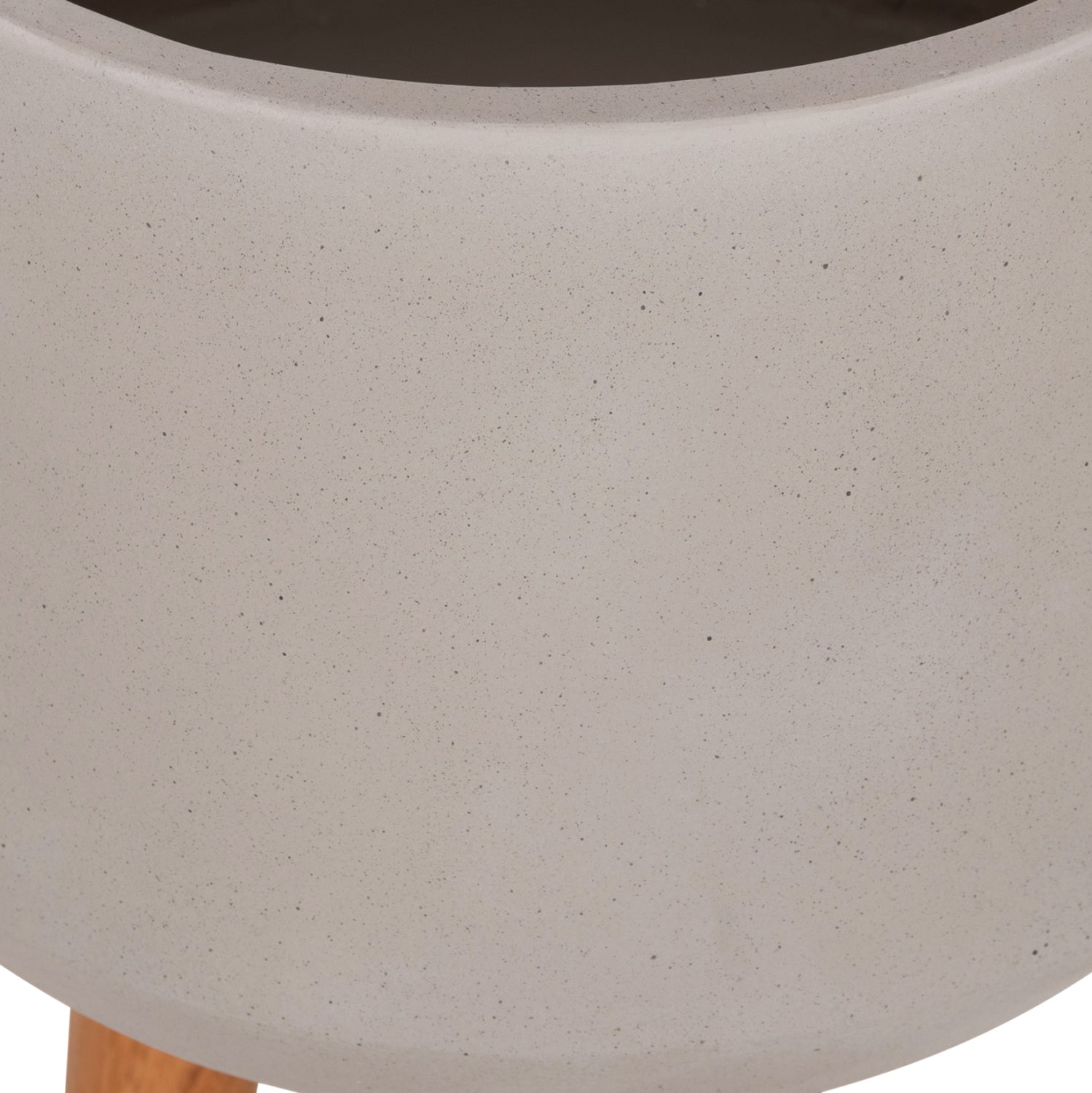 ΓΛΑΣΤΡΑ ΕΣΩΤ.ΧΩΡΟΥ QUAN HM4680.03L FIBER CEMENT ΓΚΡΙ--ΒΑΣΗ TEAK Φ38x62Υεκ