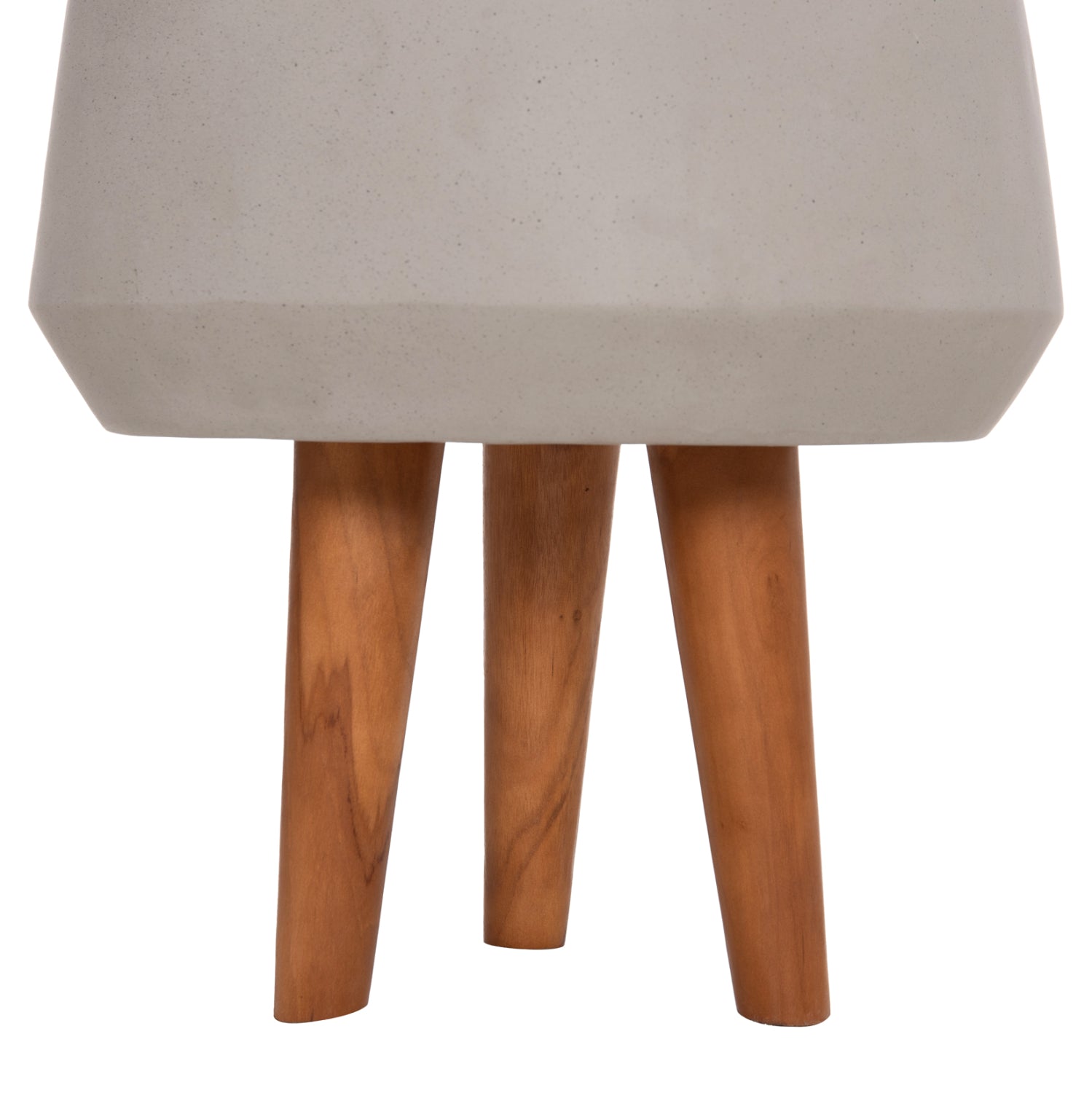 ΓΛΑΣΤΡΑ ΕΣΩΤ.ΧΩΡΟΥ QUAN HM4680.03M FIBER CEMENT ΓΚΡΙ--ΒΑΣΗ TEAK Φ35x50Υεκ