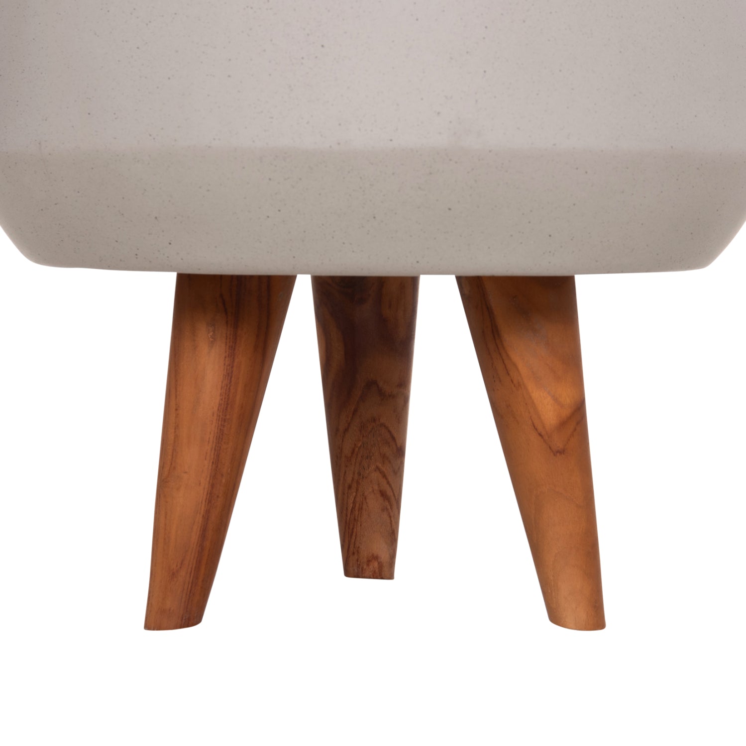 ΓΛΑΣΤΡΑ ΕΣΩΤ.ΧΩΡΟΥ QUAN HM4680.03S FIBER CEMENT ΓΚΡΙ--ΒΑΣΗ TEAK Φ37x36Υεκ