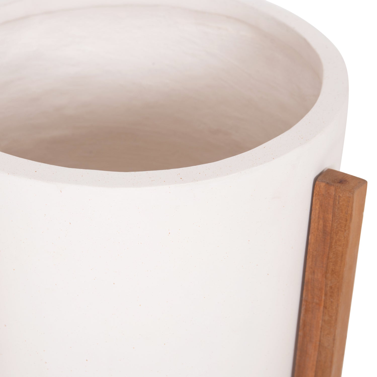 ΓΛΑΣΤΡΑ ΕΣΩΤ.ΧΩΡΟΥ HOFF HM4682.02M FIBER CEMENT ΛΕΥΚΟ-TEAK ΒΑΣΗ Φ40x39Υεκ