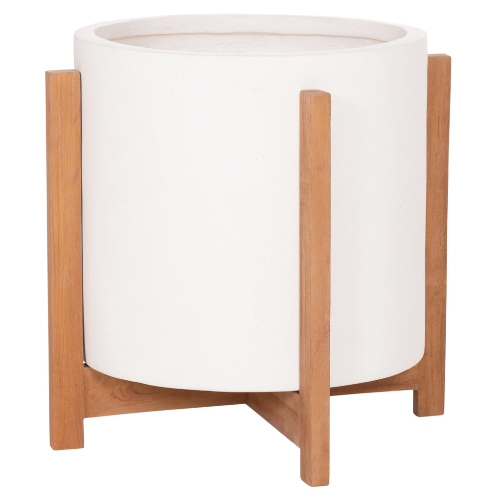 ΓΛΑΣΤΡΑ ΕΣΩΤ.ΧΩΡΟΥ HOFF HM4682.02M FIBER CEMENT ΛΕΥΚΟ-TEAK ΒΑΣΗ Φ40x39Υεκ