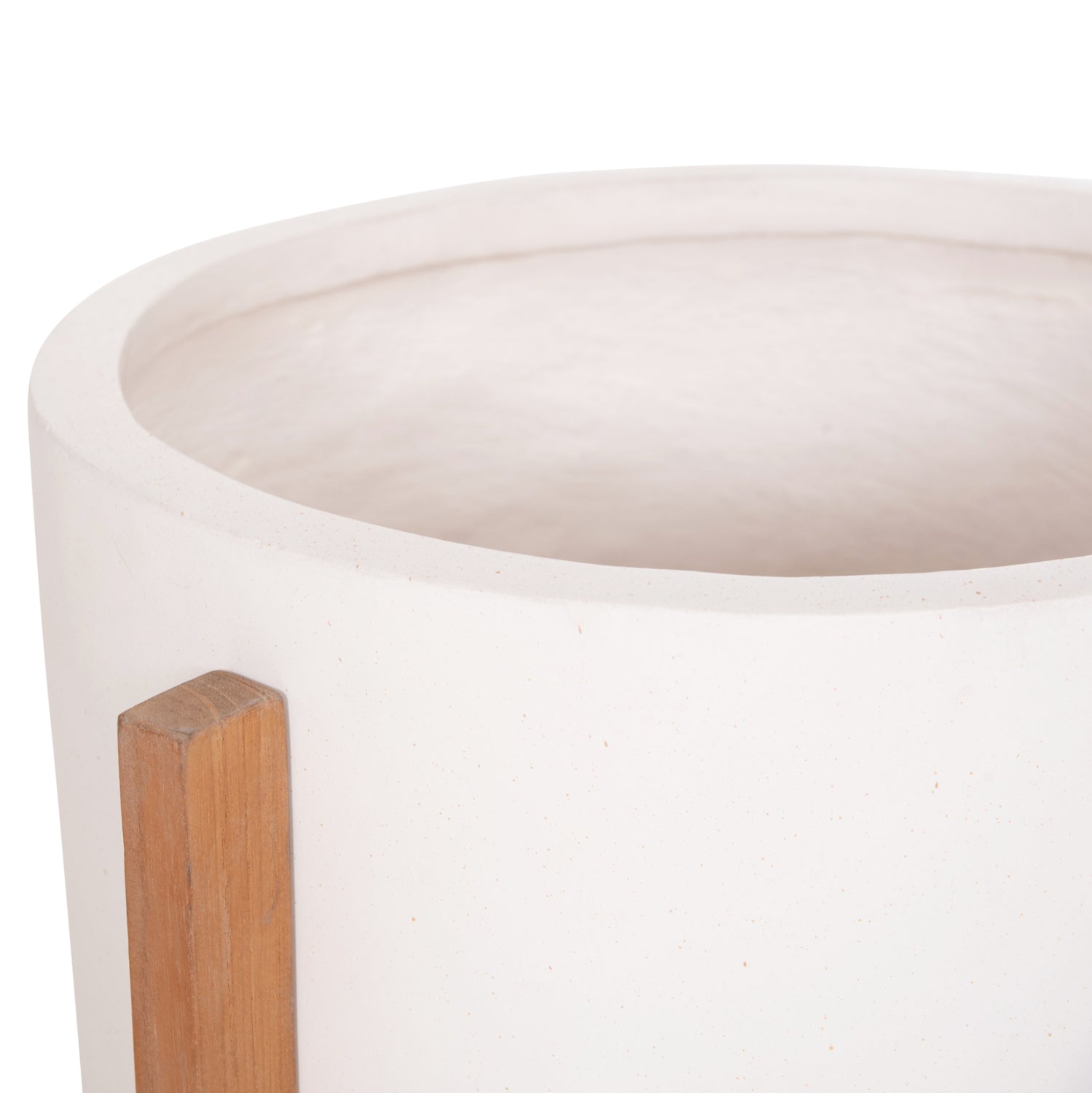 ΓΛΑΣΤΡΑ ΕΣΩΤ.ΧΩΡΟΥ HOFF HM4682.02M FIBER CEMENT ΛΕΥΚΟ-TEAK ΒΑΣΗ Φ40x39Υεκ