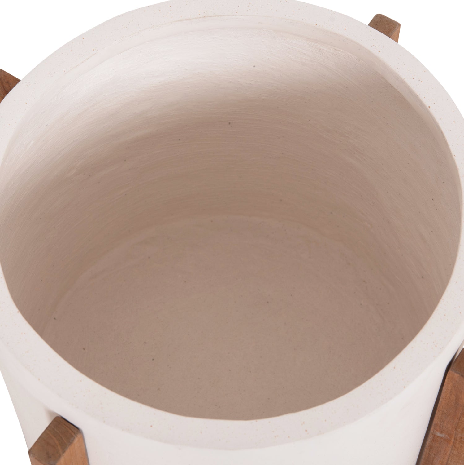 ΓΛΑΣΤΡΑ ΕΣΩΤ.ΧΩΡΟΥ HOFF HM4682.02M FIBER CEMENT ΛΕΥΚΟ-TEAK ΒΑΣΗ Φ40x39Υεκ