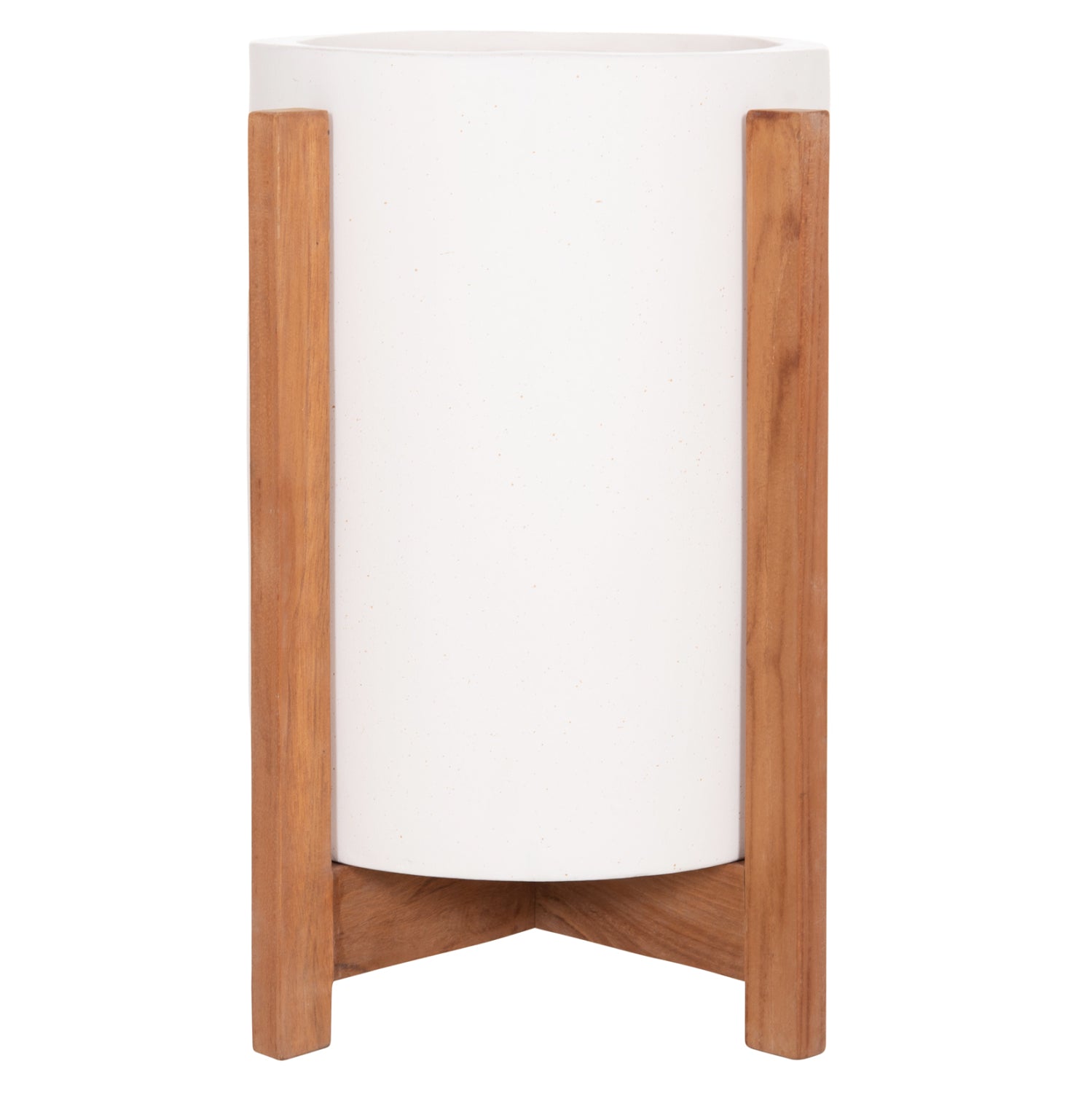ΓΛΑΣΤΡΑ ΕΣΩΤ.ΧΩΡΟΥ HOFF HM4682.02S FIBER CEMENT ΛΕΥΚΟ-TEAK ΒΑΣΗ Φ33x42Υεκ