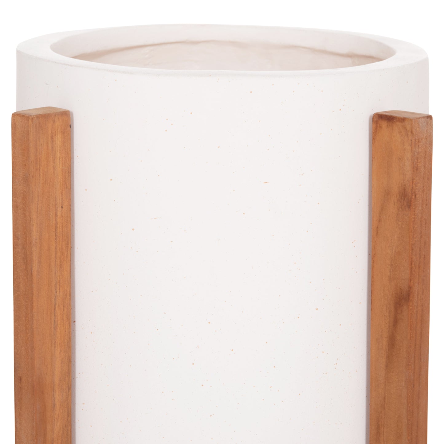 ΓΛΑΣΤΡΑ ΕΣΩΤ.ΧΩΡΟΥ HOFF HM4682.02S FIBER CEMENT ΛΕΥΚΟ-TEAK ΒΑΣΗ Φ33x42Υεκ