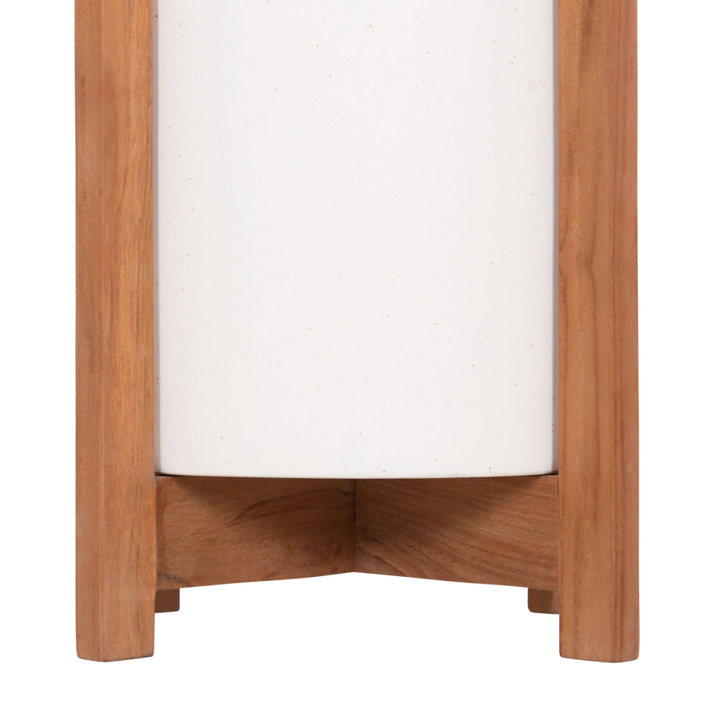 ΓΛΑΣΤΡΑ ΕΣΩΤ.ΧΩΡΟΥ HOFF HM4682.02S FIBER CEMENT ΛΕΥΚΟ-TEAK ΒΑΣΗ Φ33x42Υεκ