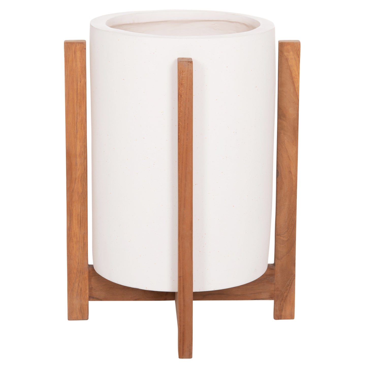 ΓΛΑΣΤΡΑ ΕΣΩΤ.ΧΩΡΟΥ HOFF HM4682.02S FIBER CEMENT ΛΕΥΚΟ-TEAK ΒΑΣΗ Φ33x42Υεκ