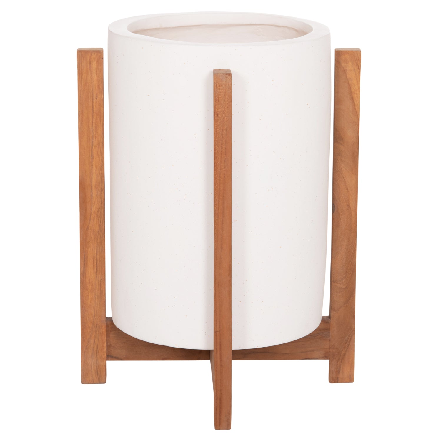 ΓΛΑΣΤΡΑ ΕΣΩΤ.ΧΩΡΟΥ HOFF HM4682.02S FIBER CEMENT ΛΕΥΚΟ-TEAK ΒΑΣΗ Φ33x42Υεκ