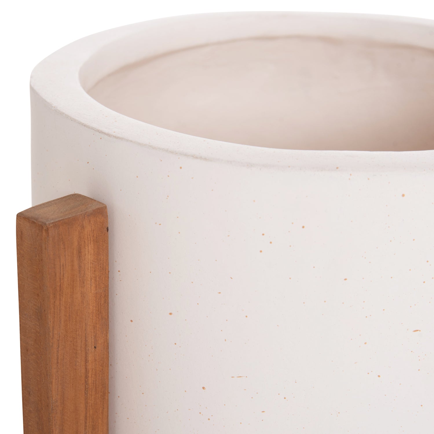 ΓΛΑΣΤΡΑ ΕΣΩΤ.ΧΩΡΟΥ HOFF HM4682.02S FIBER CEMENT ΛΕΥΚΟ-TEAK ΒΑΣΗ Φ33x42Υεκ