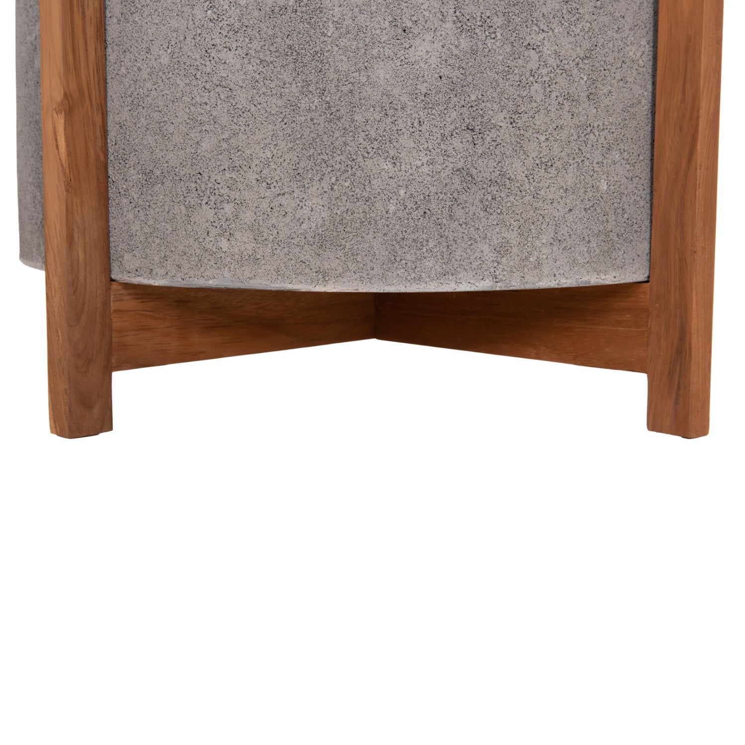 ΓΛΑΣΤΡΑ ΕΣΩΤ.ΧΩΡΟΥ HOFF HM4682.03L FIBER CEMENT ΓΚΡΙ-TEAK ΒΑΣΗ Φ50x35Υεκ