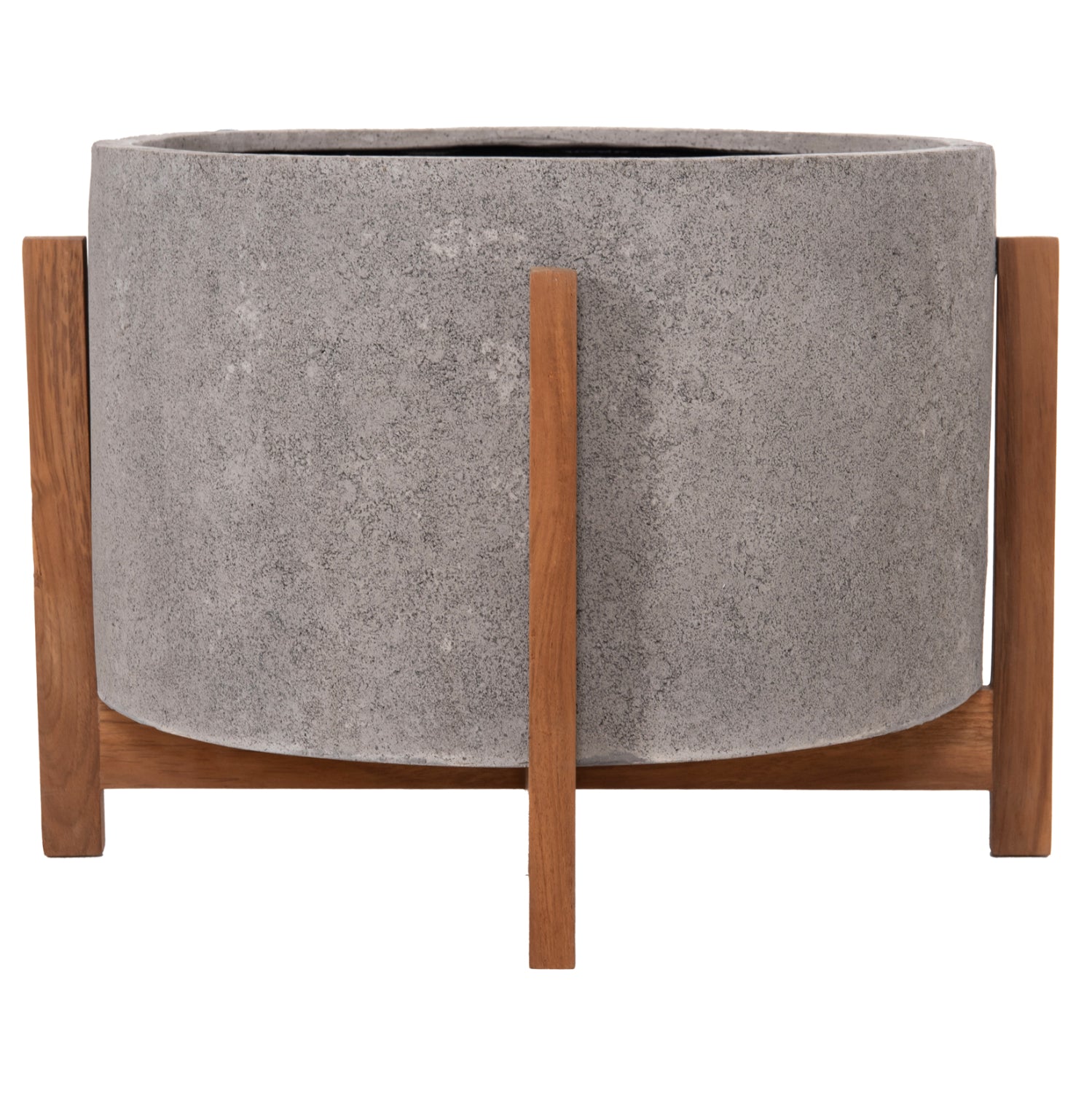 ΓΛΑΣΤΡΑ ΕΣΩΤ.ΧΩΡΟΥ HOFF HM4682.03L FIBER CEMENT ΓΚΡΙ-TEAK ΒΑΣΗ Φ50x35Υεκ