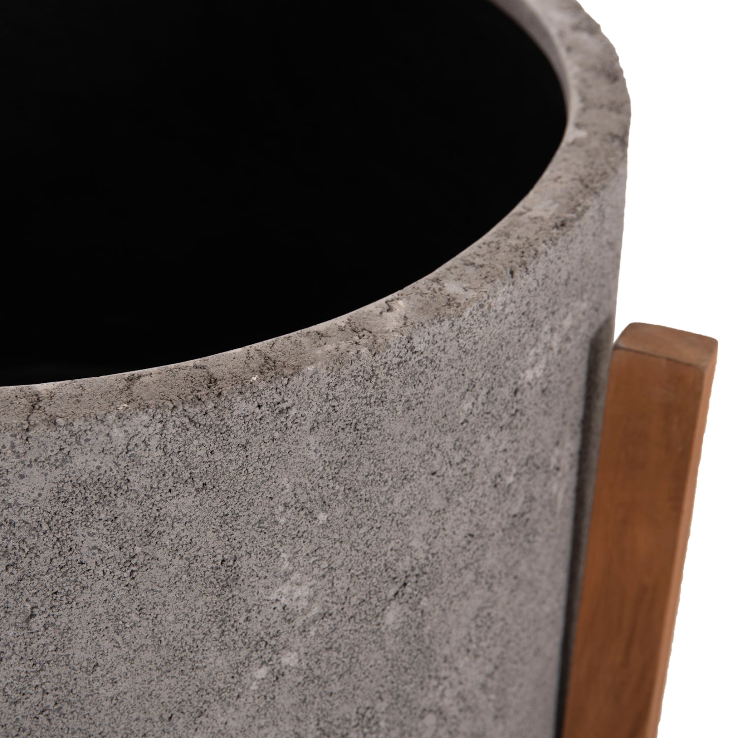 ΓΛΑΣΤΡΑ ΕΣΩΤ.ΧΩΡΟΥ HOFF HM4682.03L FIBER CEMENT ΓΚΡΙ-TEAK ΒΑΣΗ Φ50x35Υεκ