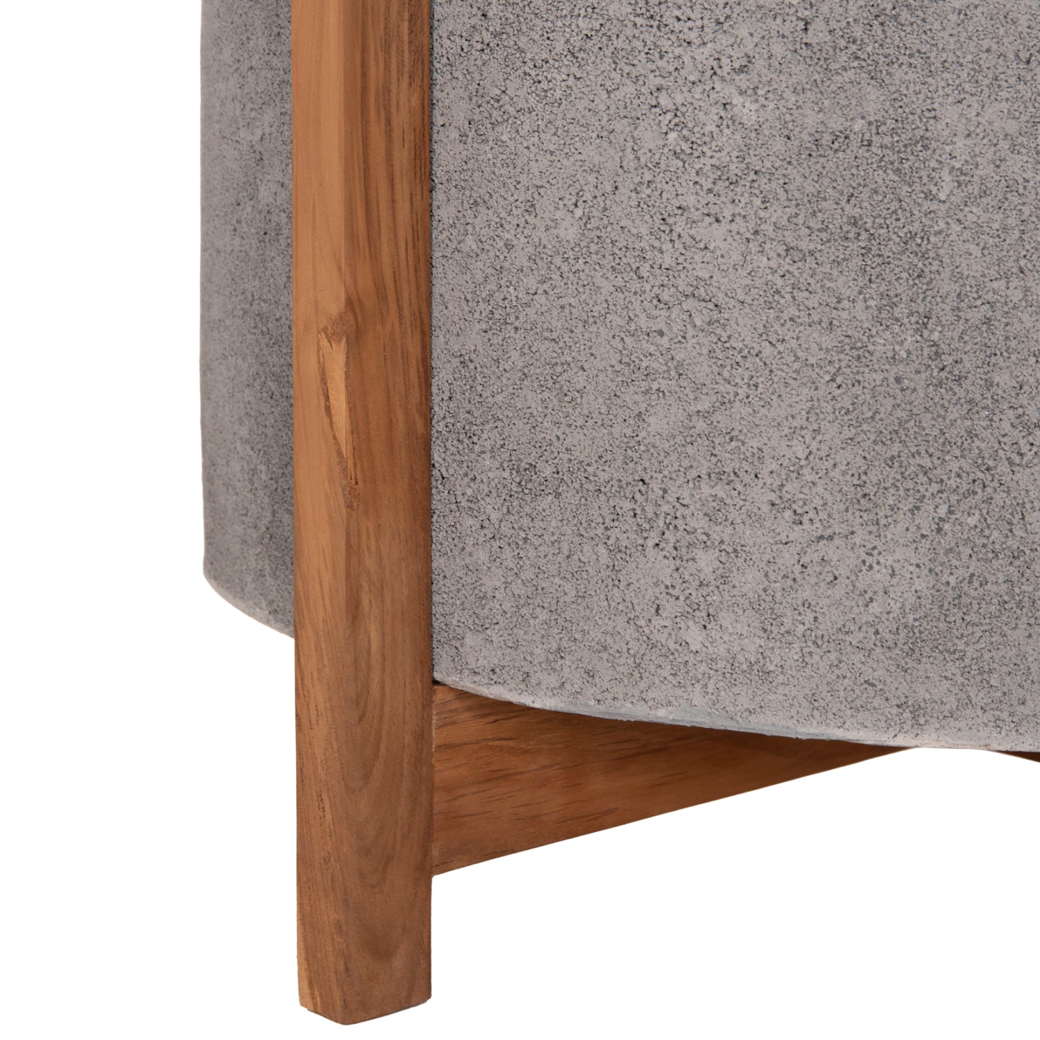 ΓΛΑΣΤΡΑ ΕΣΩΤ.ΧΩΡΟΥ HOFF HM4682.03L FIBER CEMENT ΓΚΡΙ-TEAK ΒΑΣΗ Φ50x35Υεκ