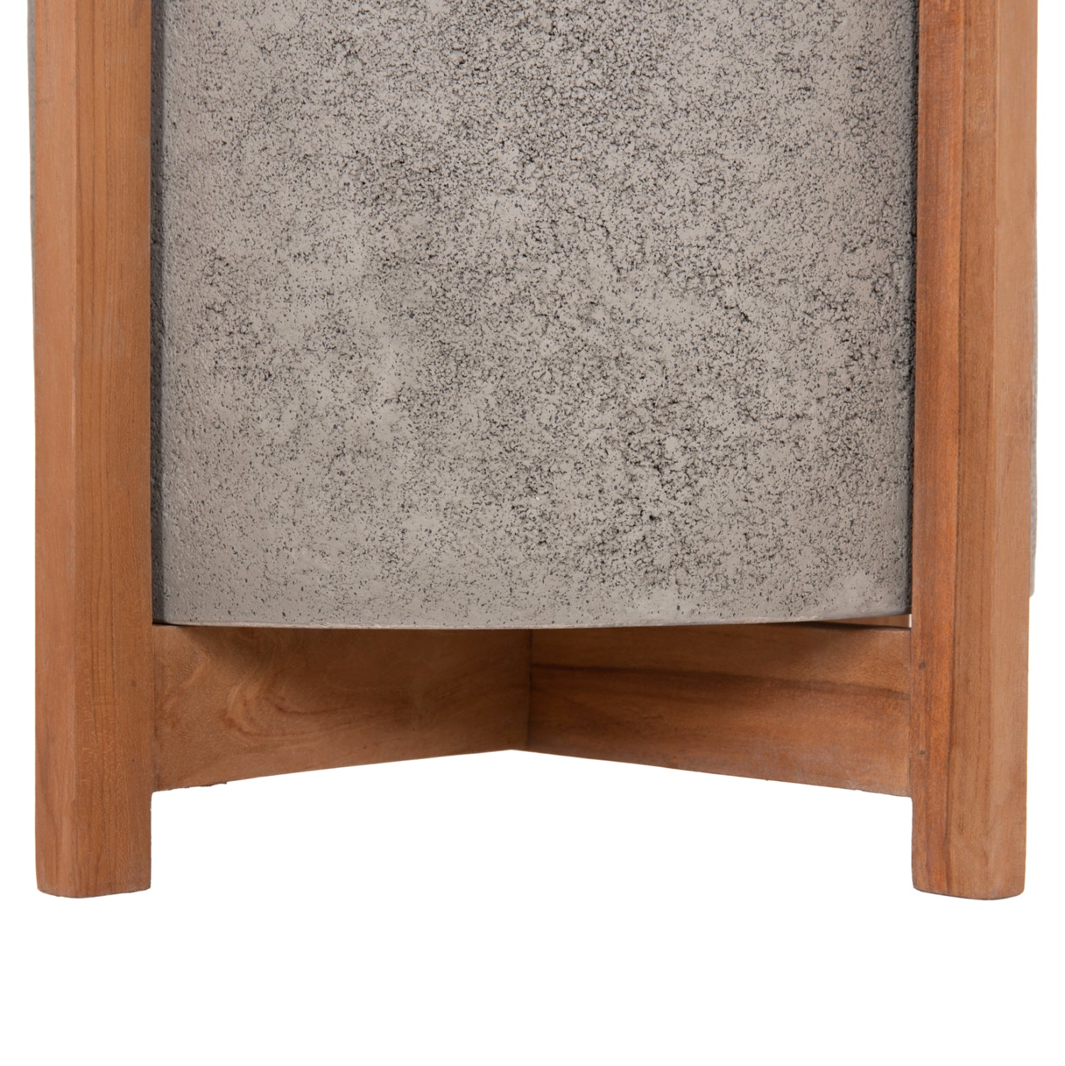 ΓΛΑΣΤΡΑ ΕΣΩΤ.ΧΩΡΟΥ HOFF HM4682.03M FIBER CEMENT ΓΚΡΙ-TEAK ΒΑΣΗ Φ40x39Υεκ