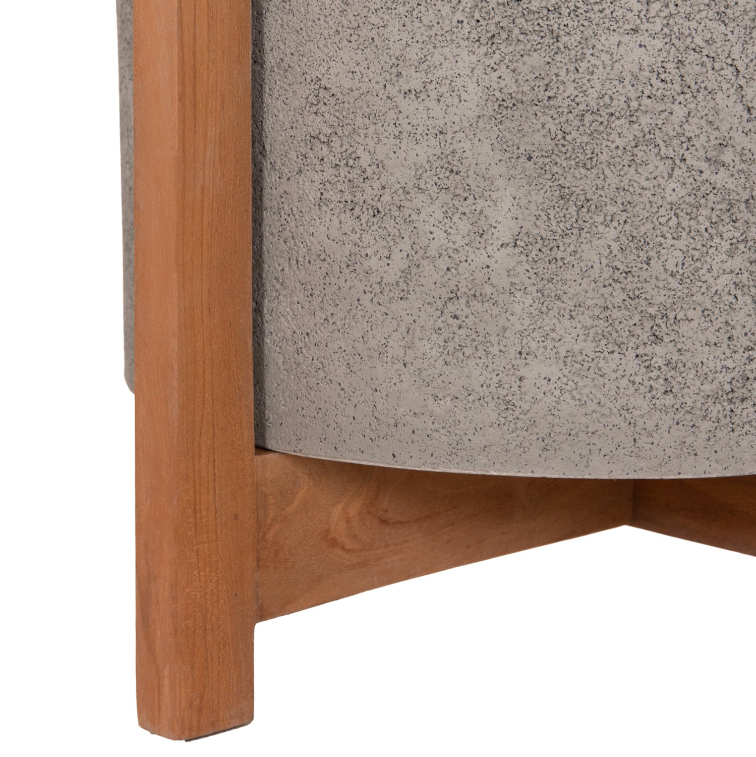 ΓΛΑΣΤΡΑ ΕΣΩΤ.ΧΩΡΟΥ HOFF HM4682.03M FIBER CEMENT ΓΚΡΙ-TEAK ΒΑΣΗ Φ40x39Υεκ