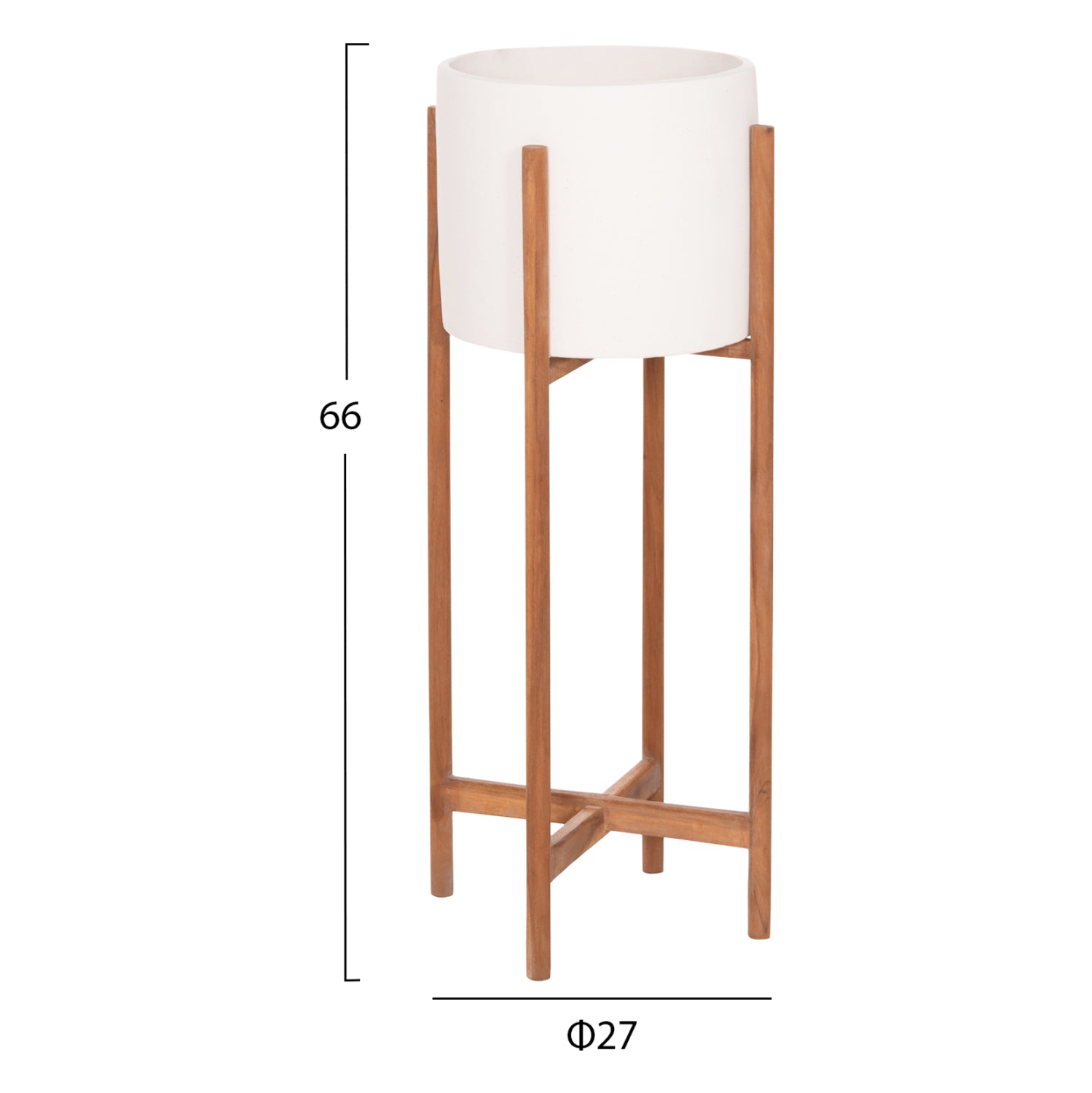 ΓΛΑΣΤΡΑ ΕΣΩΤ.ΧΩΡΟΥ RENTIL HM4684.02L FIBER CEMENT ΧΡΩΜΑ ΛΕΥΚΟ--ΒΑΣΗ TEAK Φ27x66Υεκ