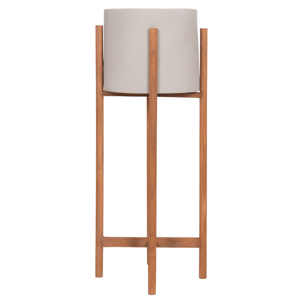 ΓΛΑΣΤΡΑ ΕΣΩΤ.ΧΩΡΟΥ RENTIL HM4684.03L FIBER CEMENT ΧΡΩΜΑ ΓΚΡΙ--ΒΑΣΗ TEAK Φ27x66Υ